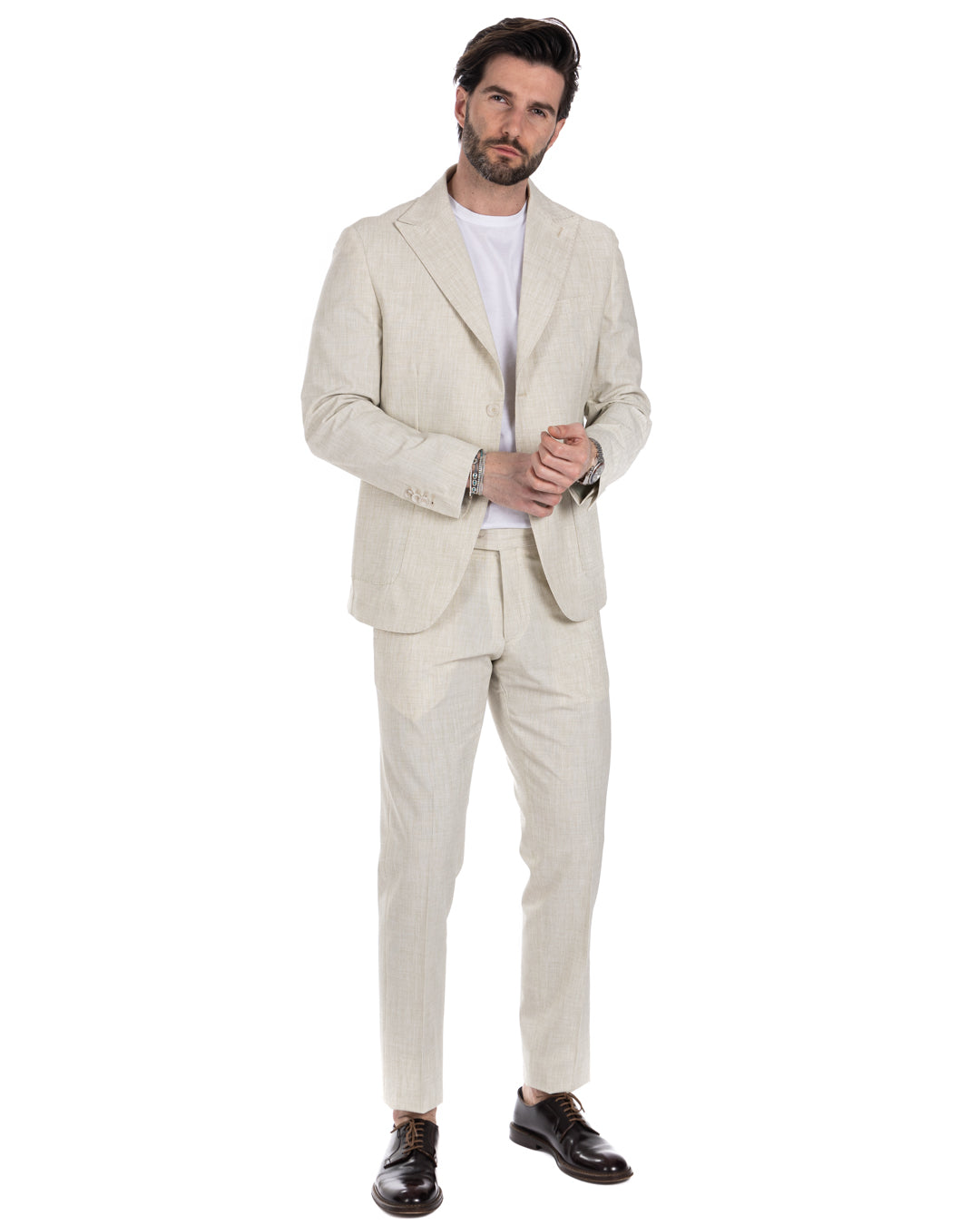 Lipari - green single-breasted suit