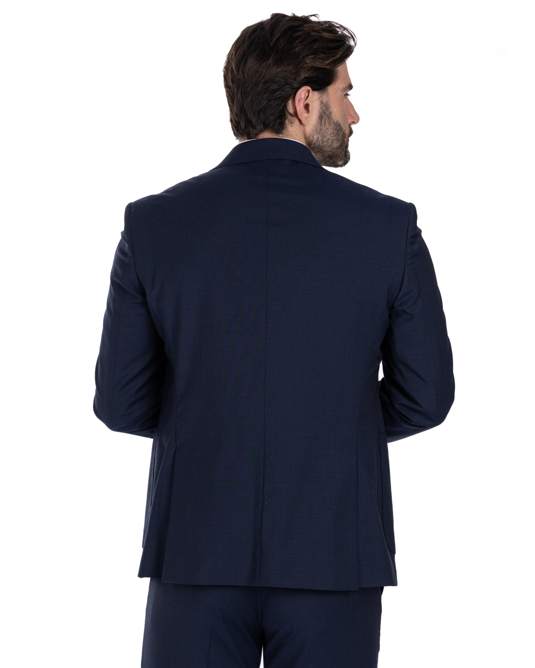 Naples - blue wool blend dress