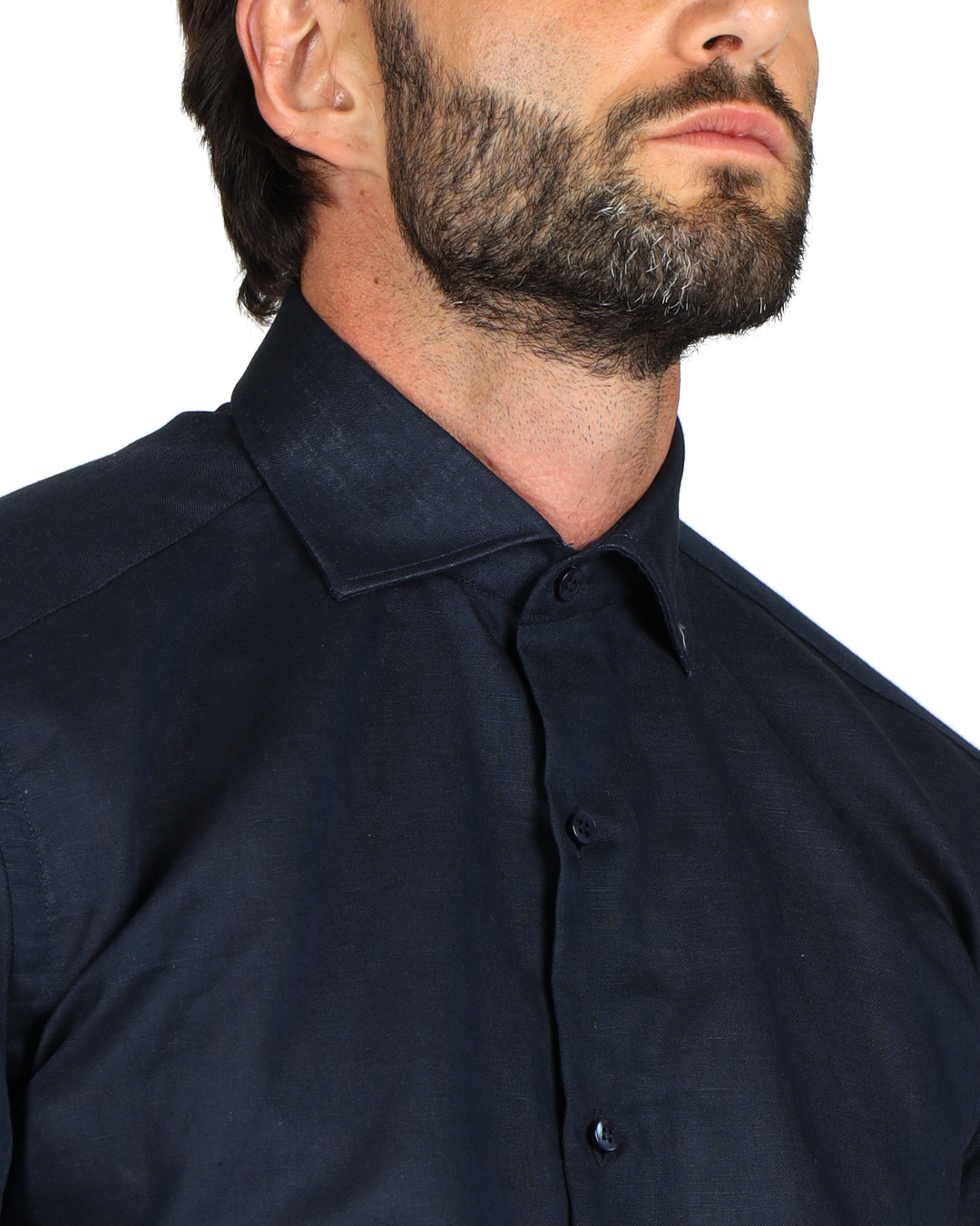 Praiano - Classic blue linen shirt