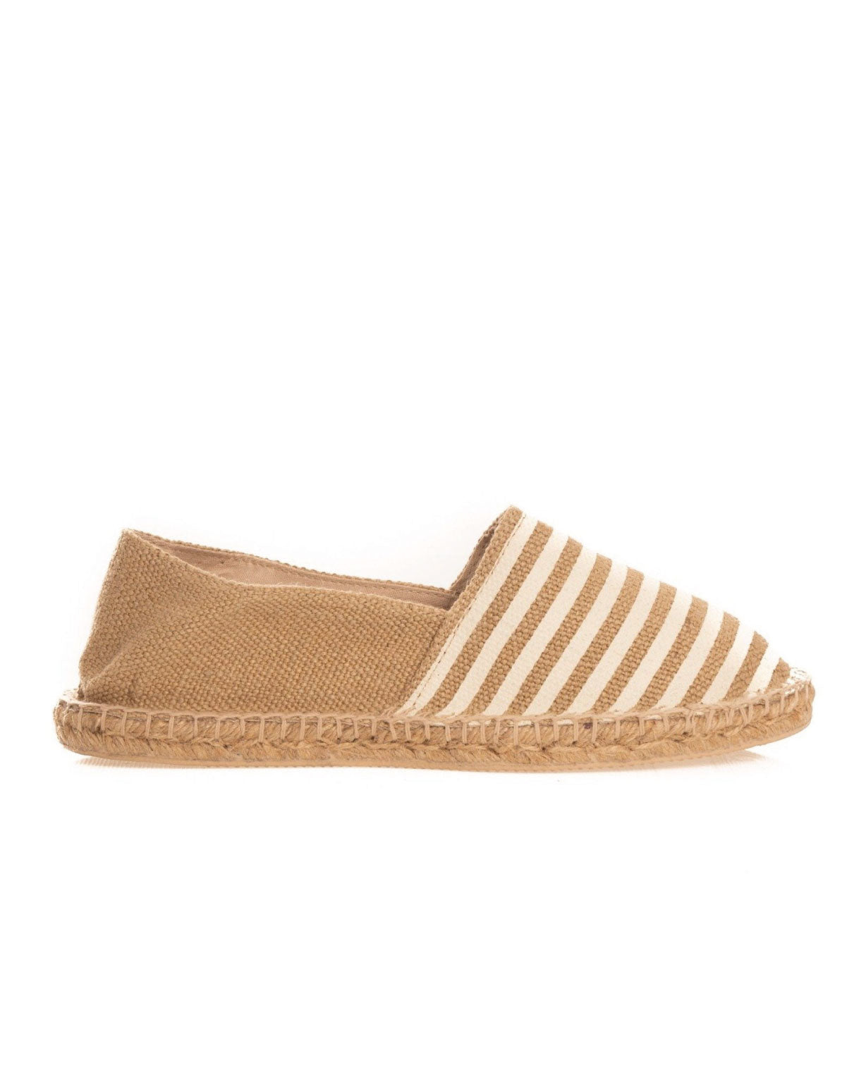 BEIGE STRIPED ESPADRILLES