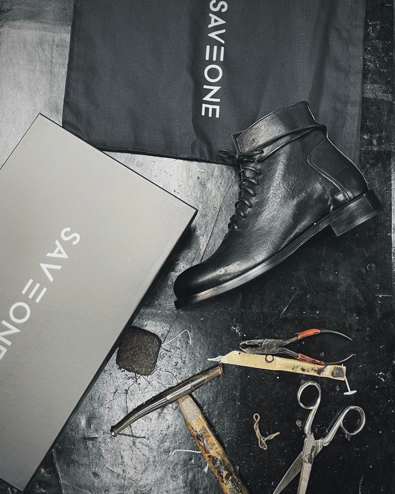 Houston - botte en cuir noir