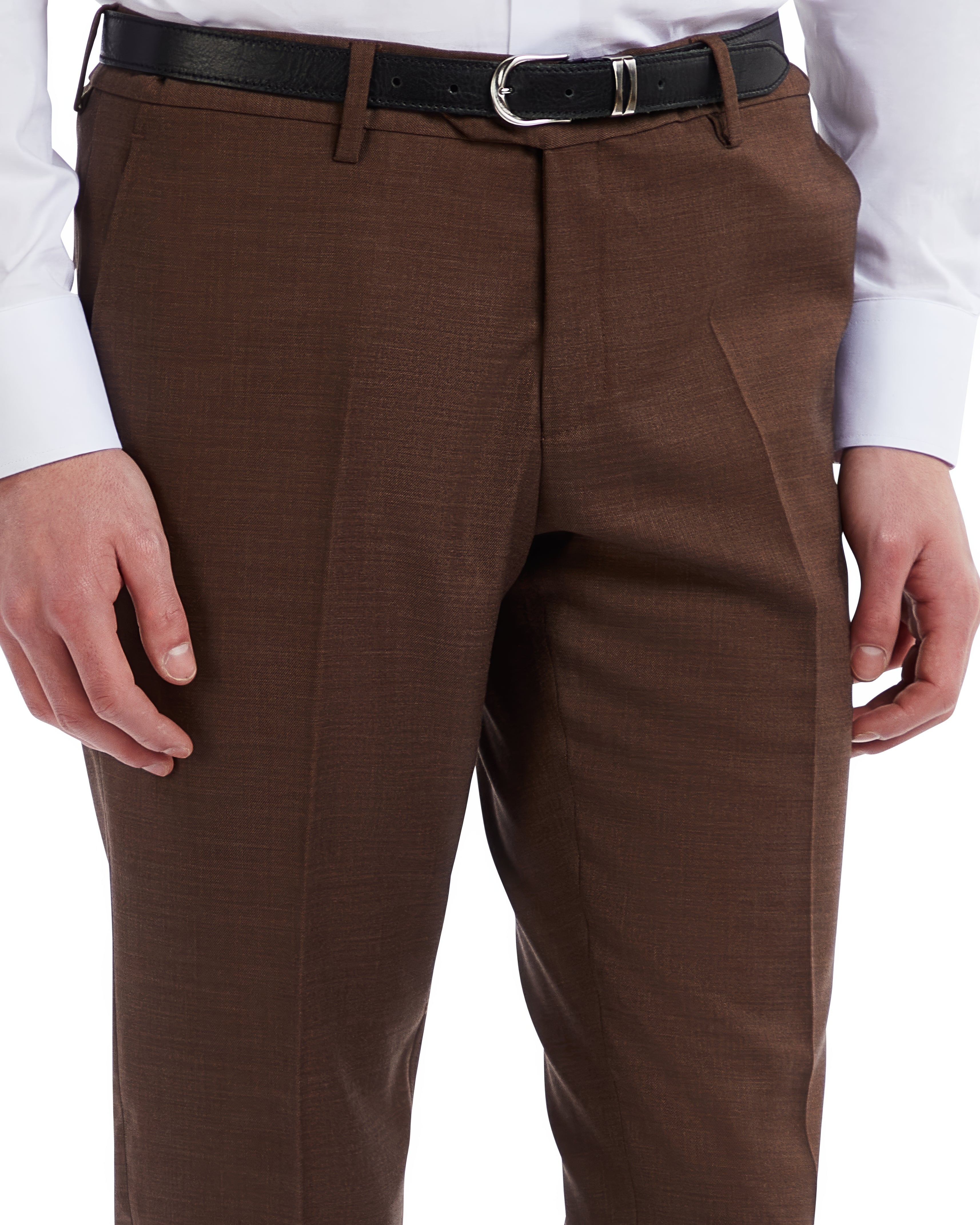 Sydney brown pinstripe suit