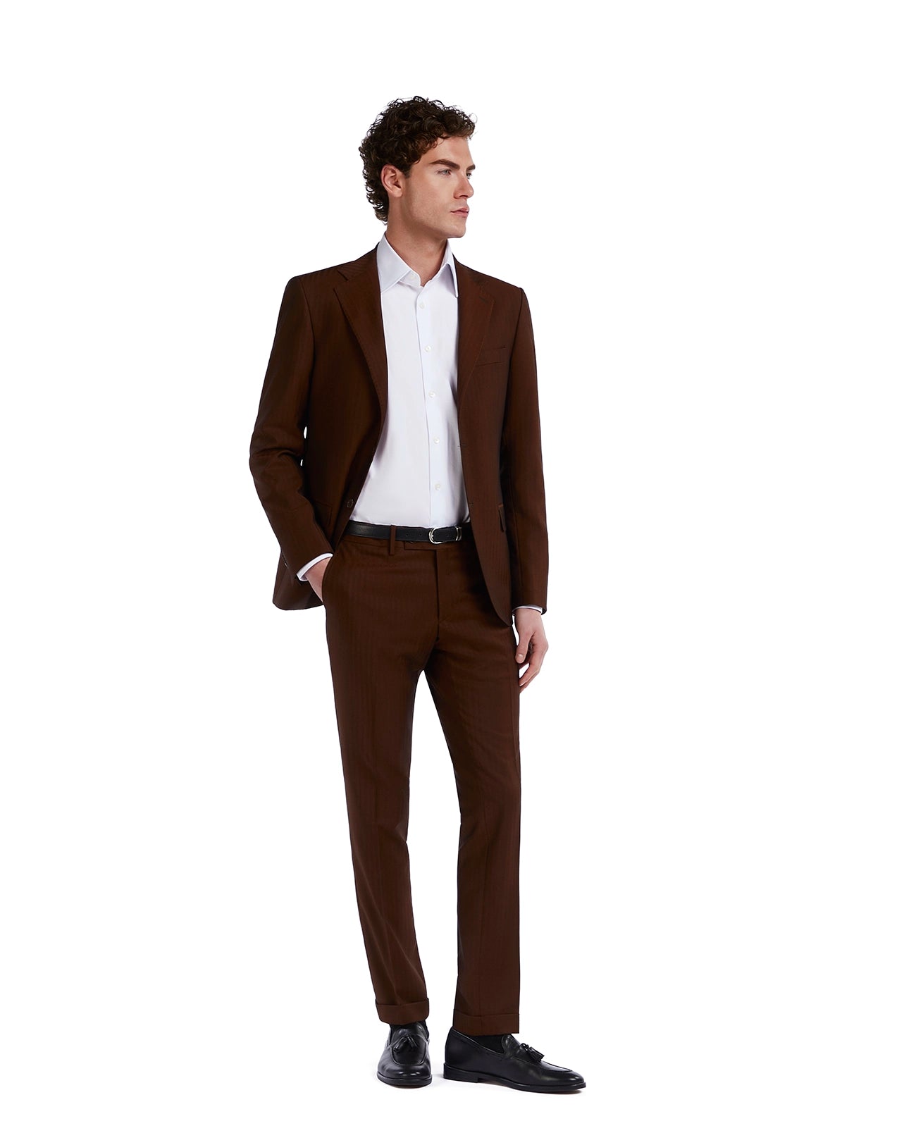 Paris brown solaro suit