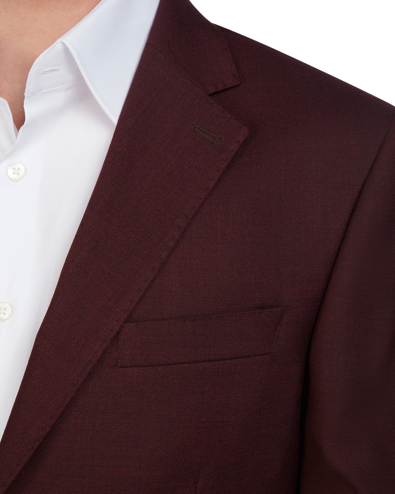 Sydney Bordeaux Pin-Striped Suit