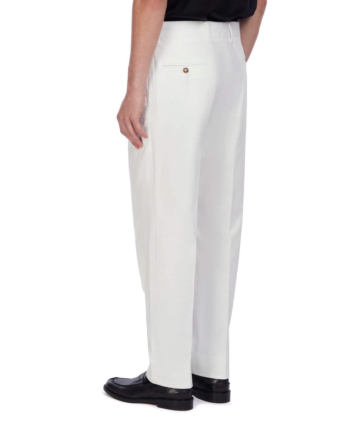 Pantalone Ajaccio in cotone panna