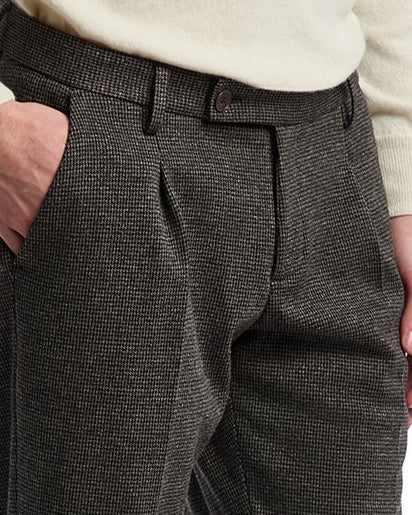Pantalone Campiglio pied de poule verde
