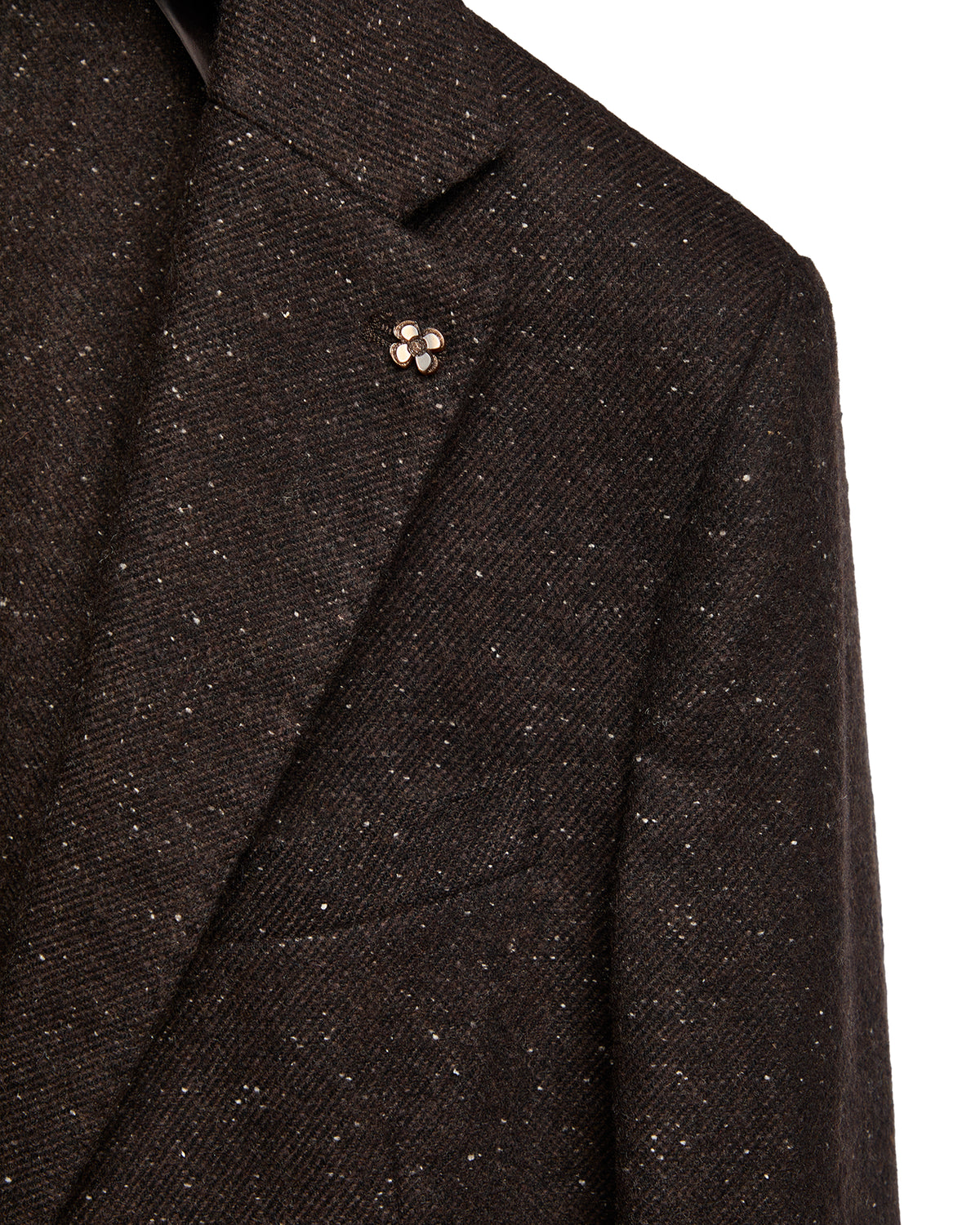 Pepe mottled dark brown jacket
