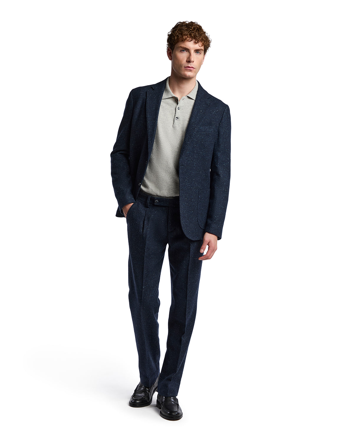 Pantalone Sale melange blu