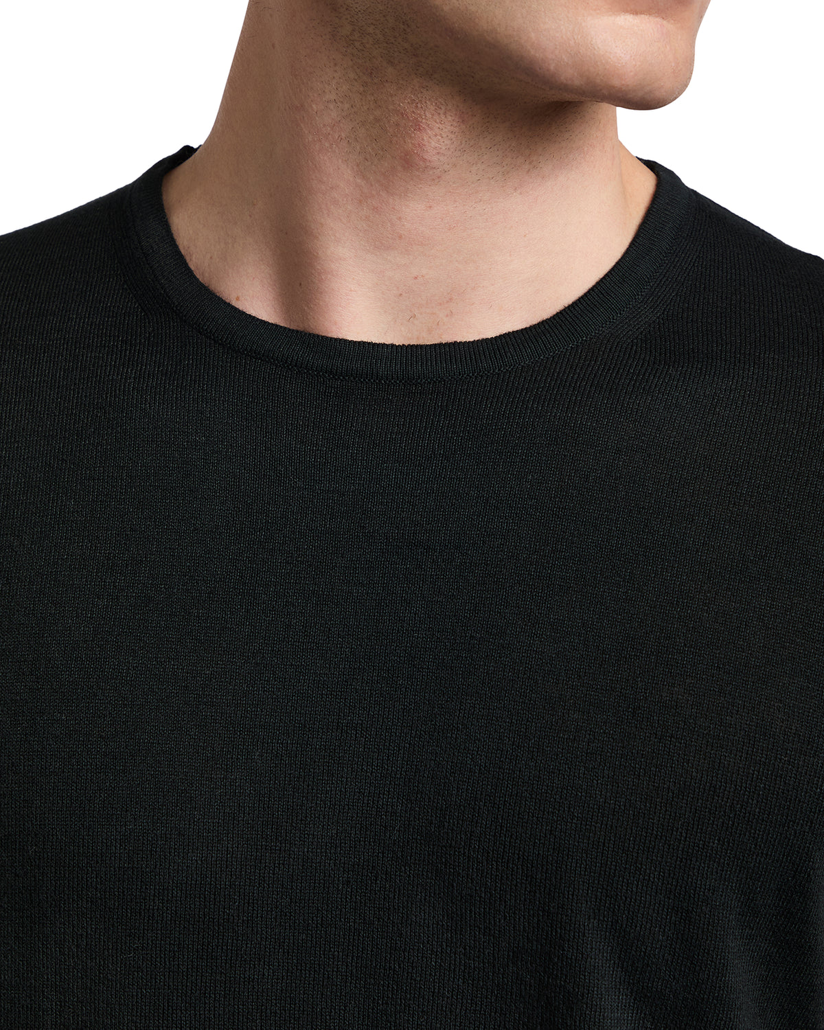 Daniil black cotton sweater