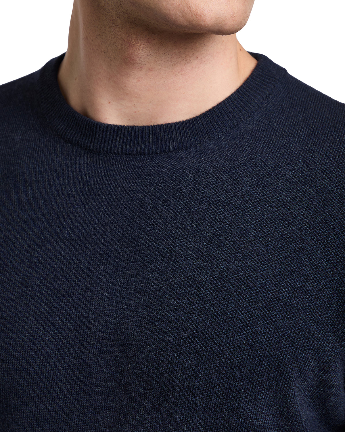 Dustin Crewneck in Blue Cashmere Blend