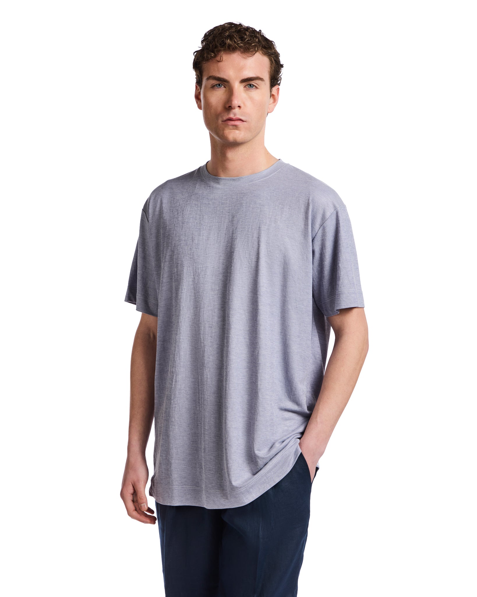 Essen textured denim t-shirt