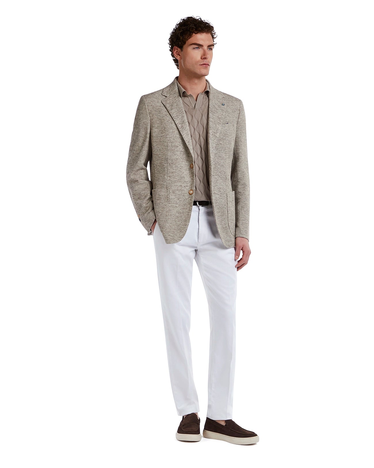 Giacca Erice mèlange beige