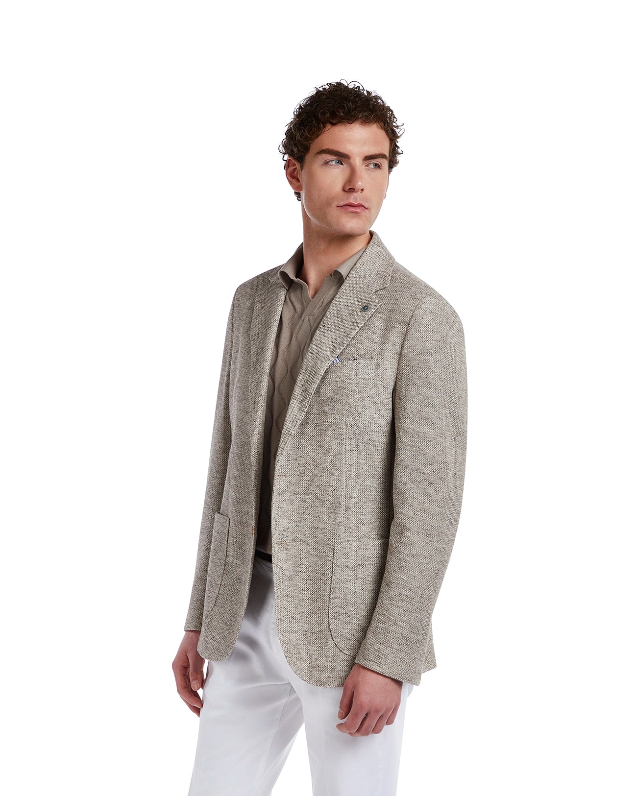 Giacca Erice mèlange beige