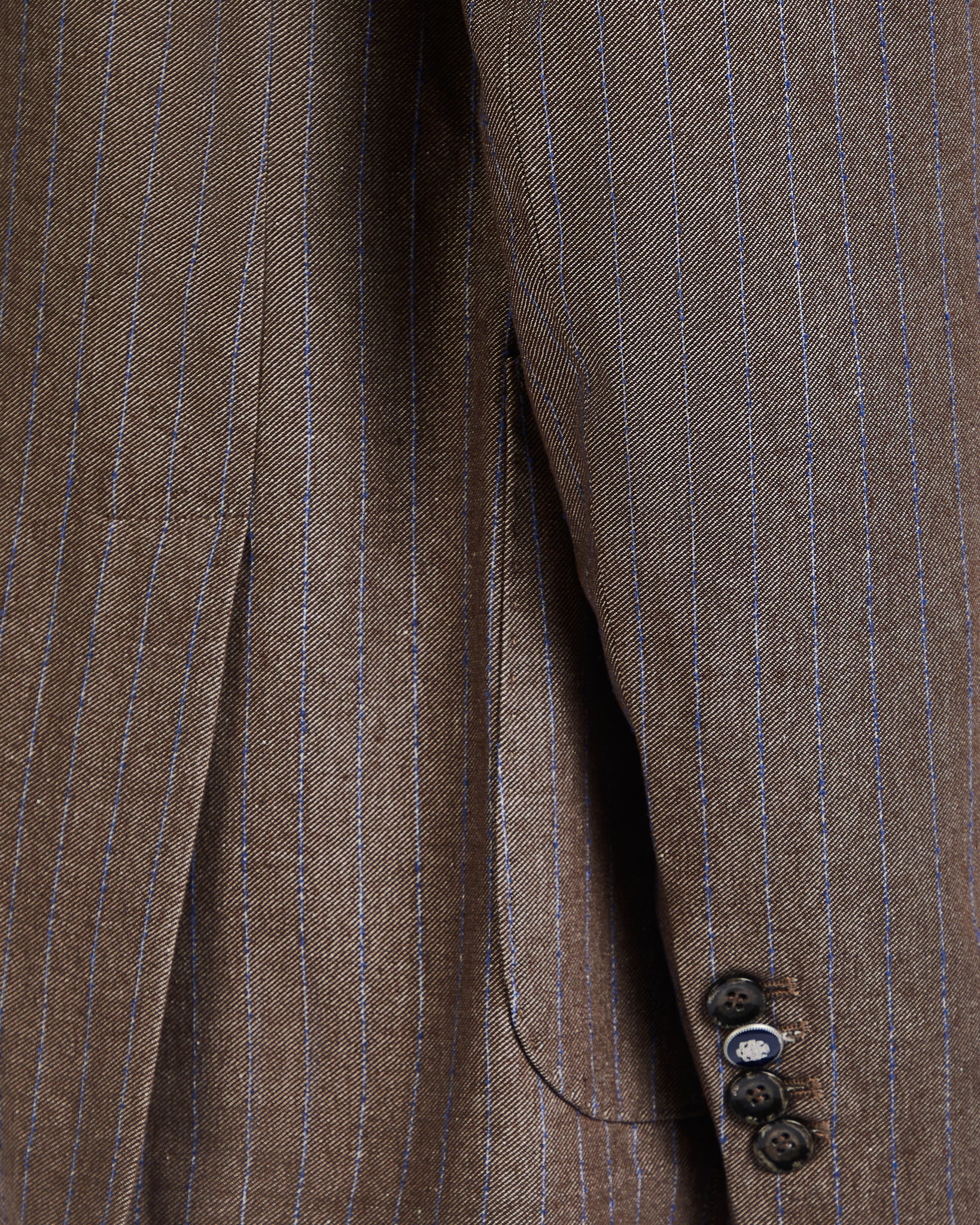 Giacca Vernazza gessata beige