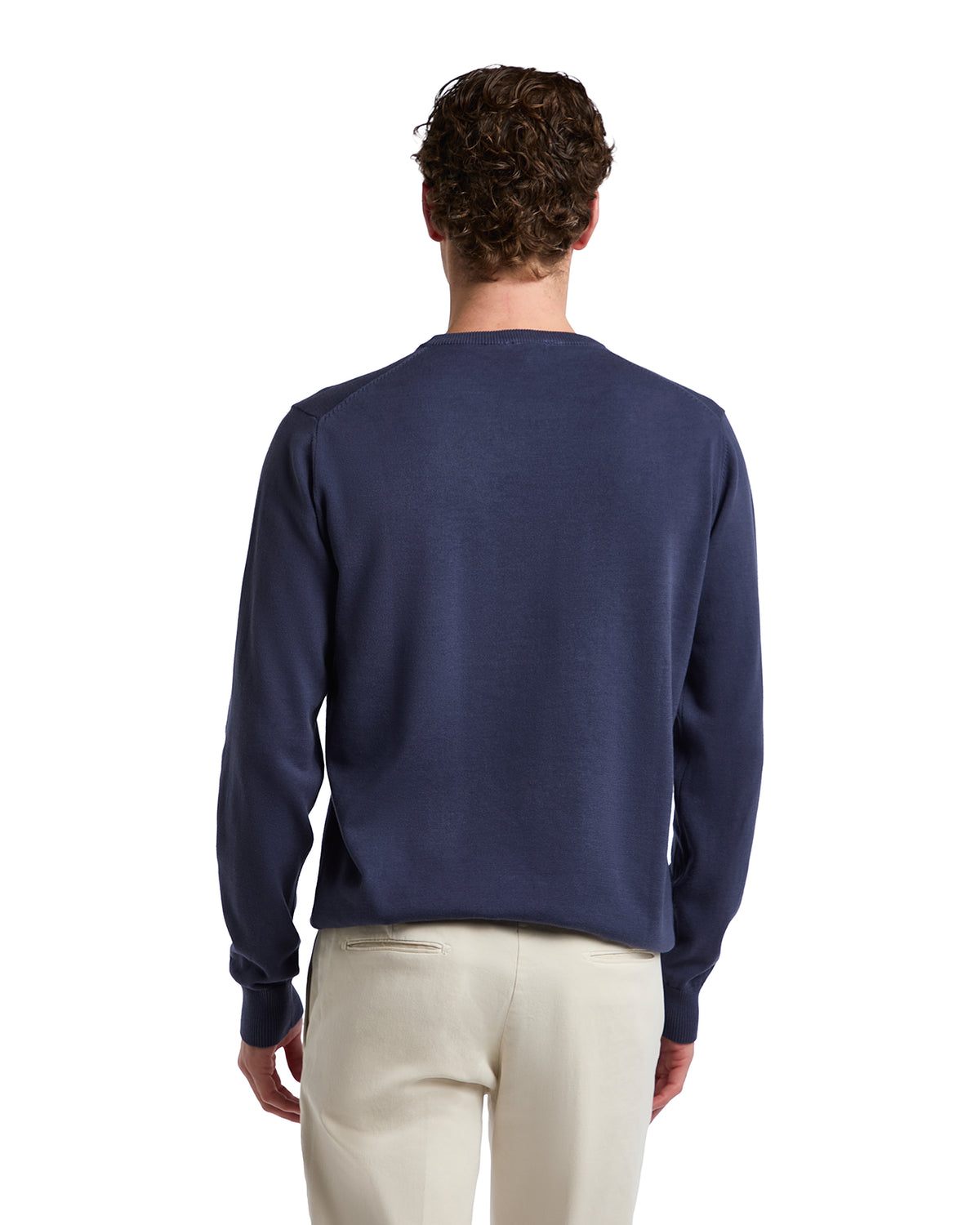 Maglioncino Ugo in cotone bluette