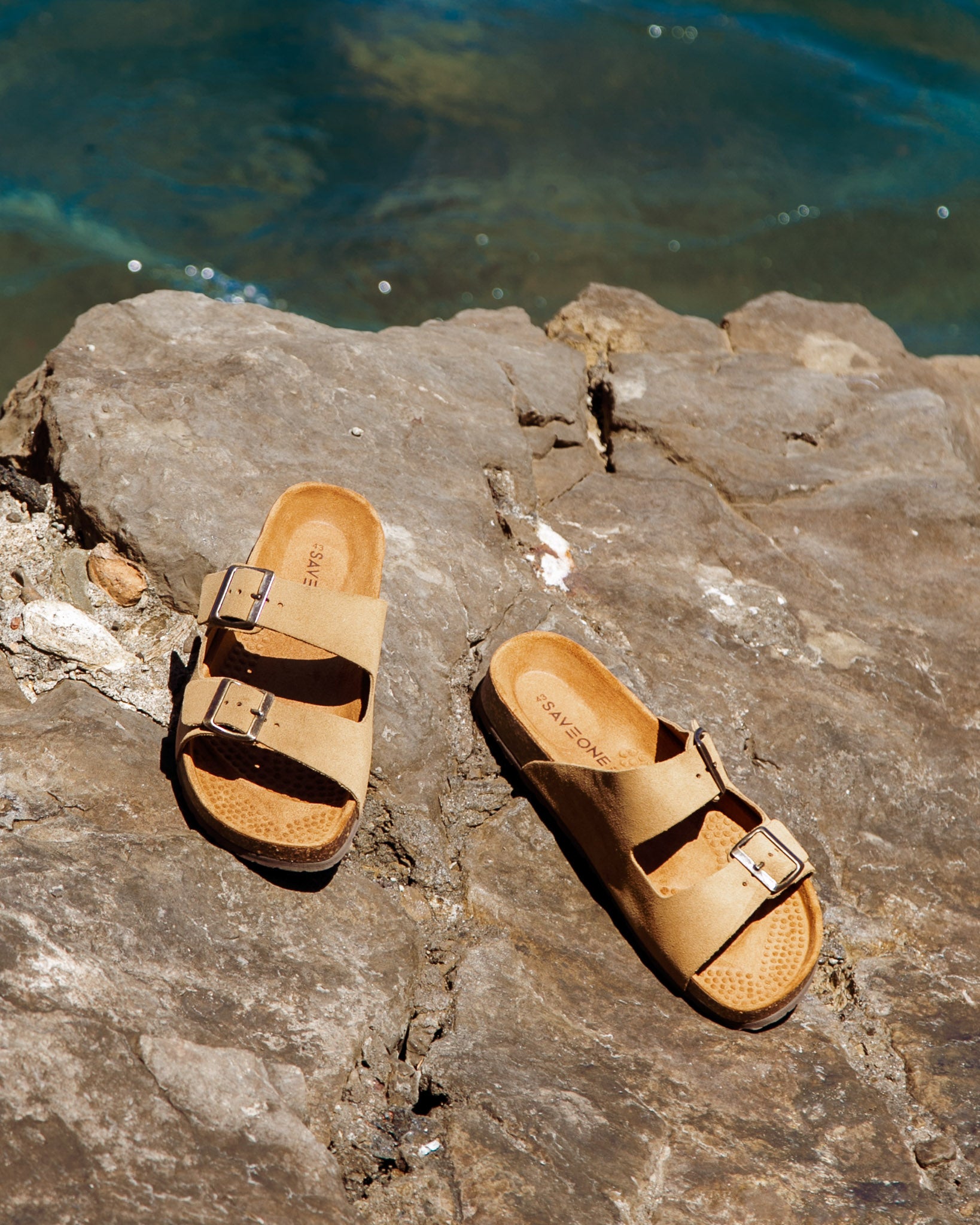 Lapo - beige suede slippers