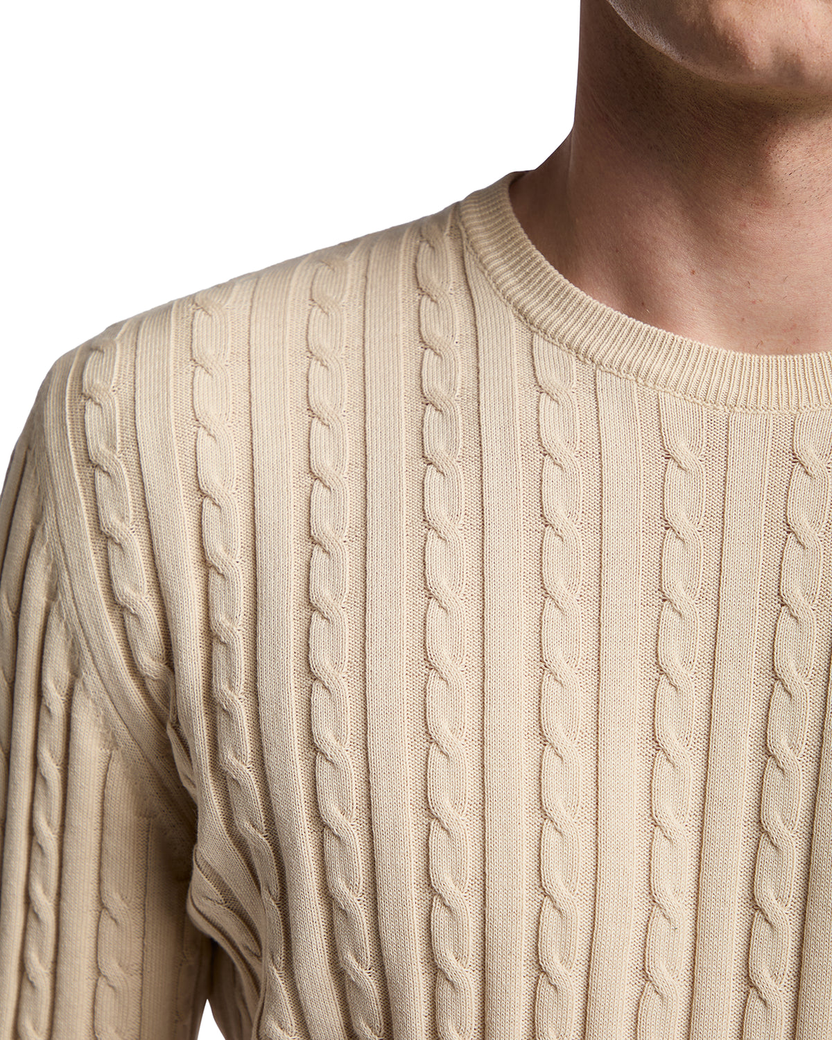 Maglione Fils in cotone beige