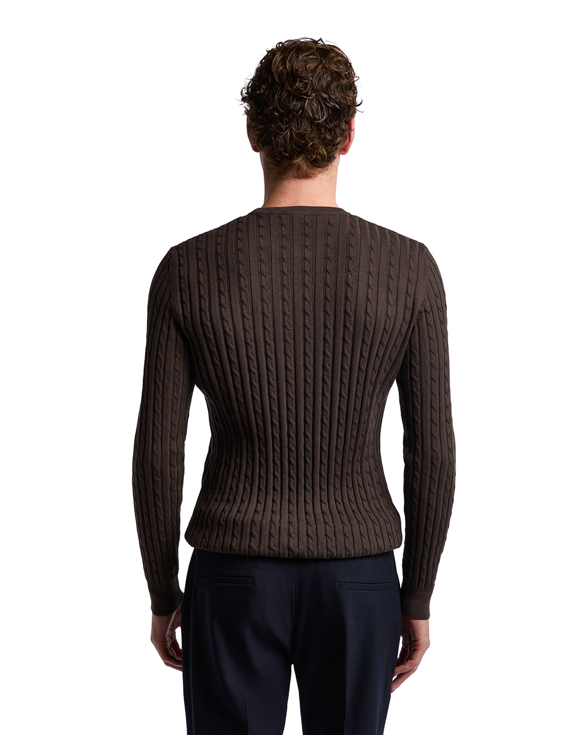 Maglione Fils in cotone moro