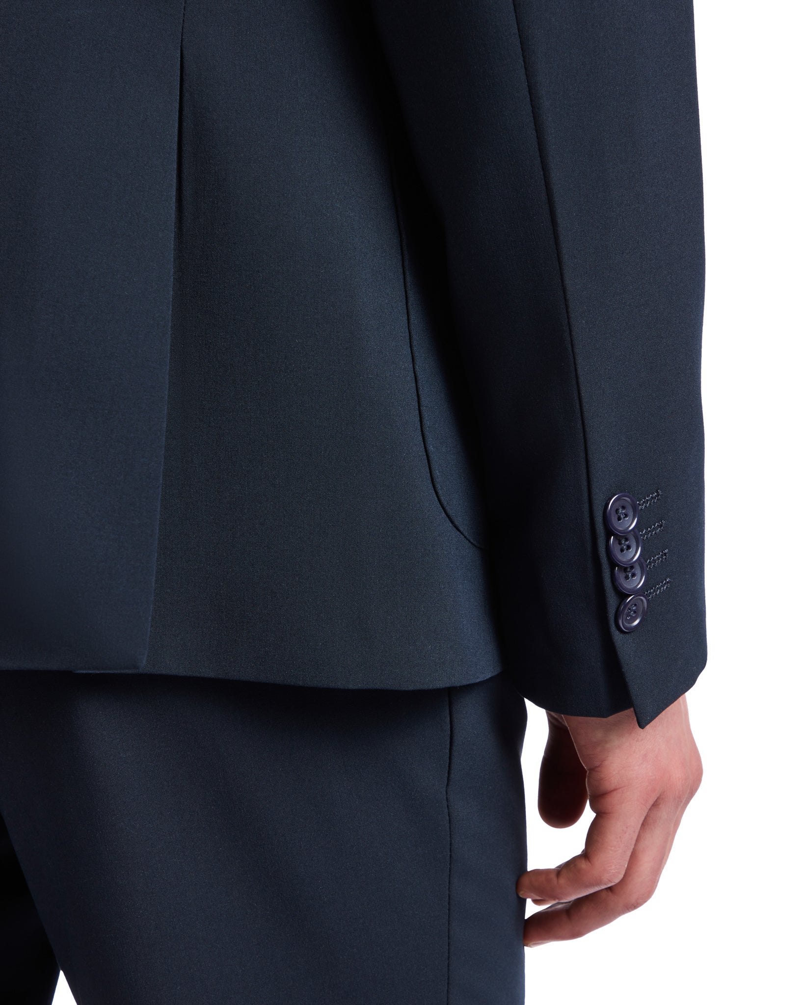 Traje Mónaco cruzado azul oscuro