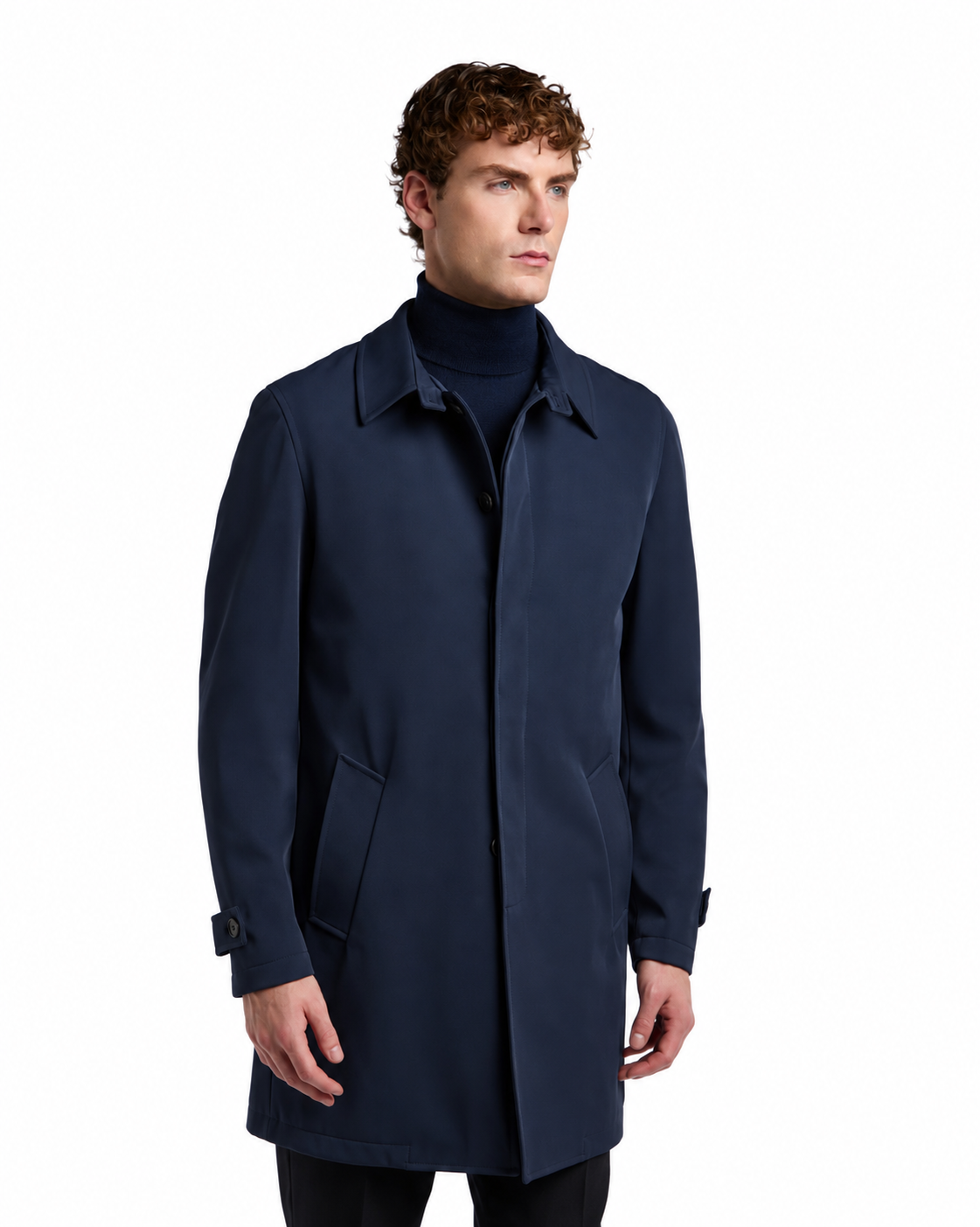 Gabardina técnica acolchada azul Tyler