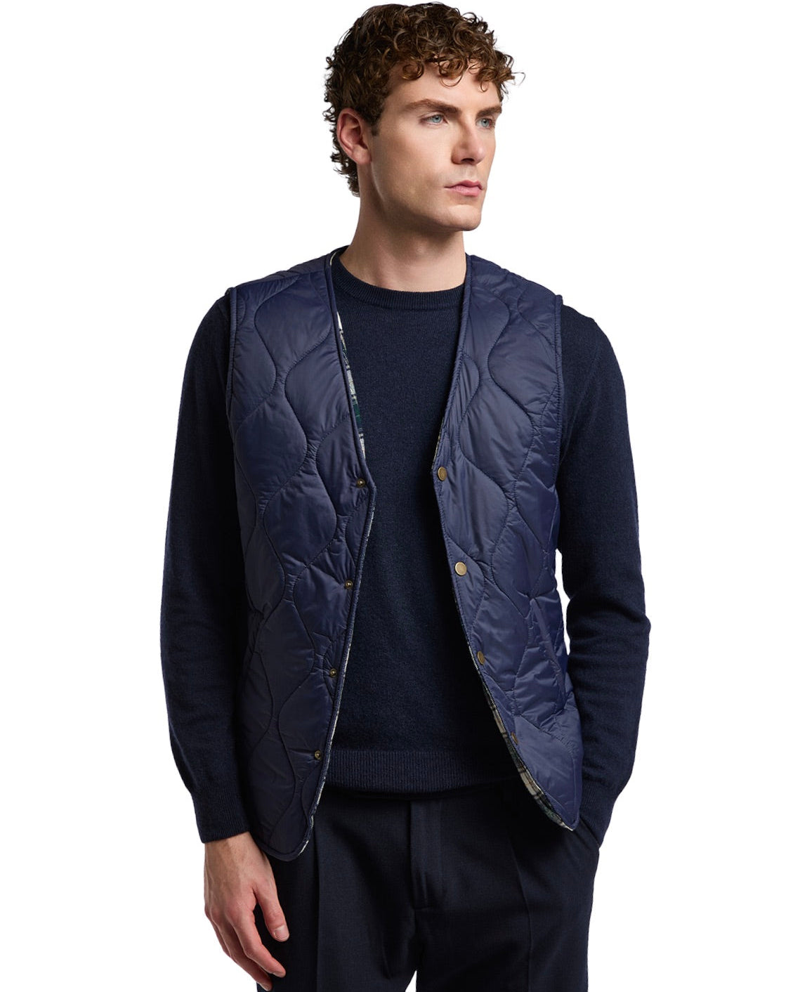Gilet New Castle blu