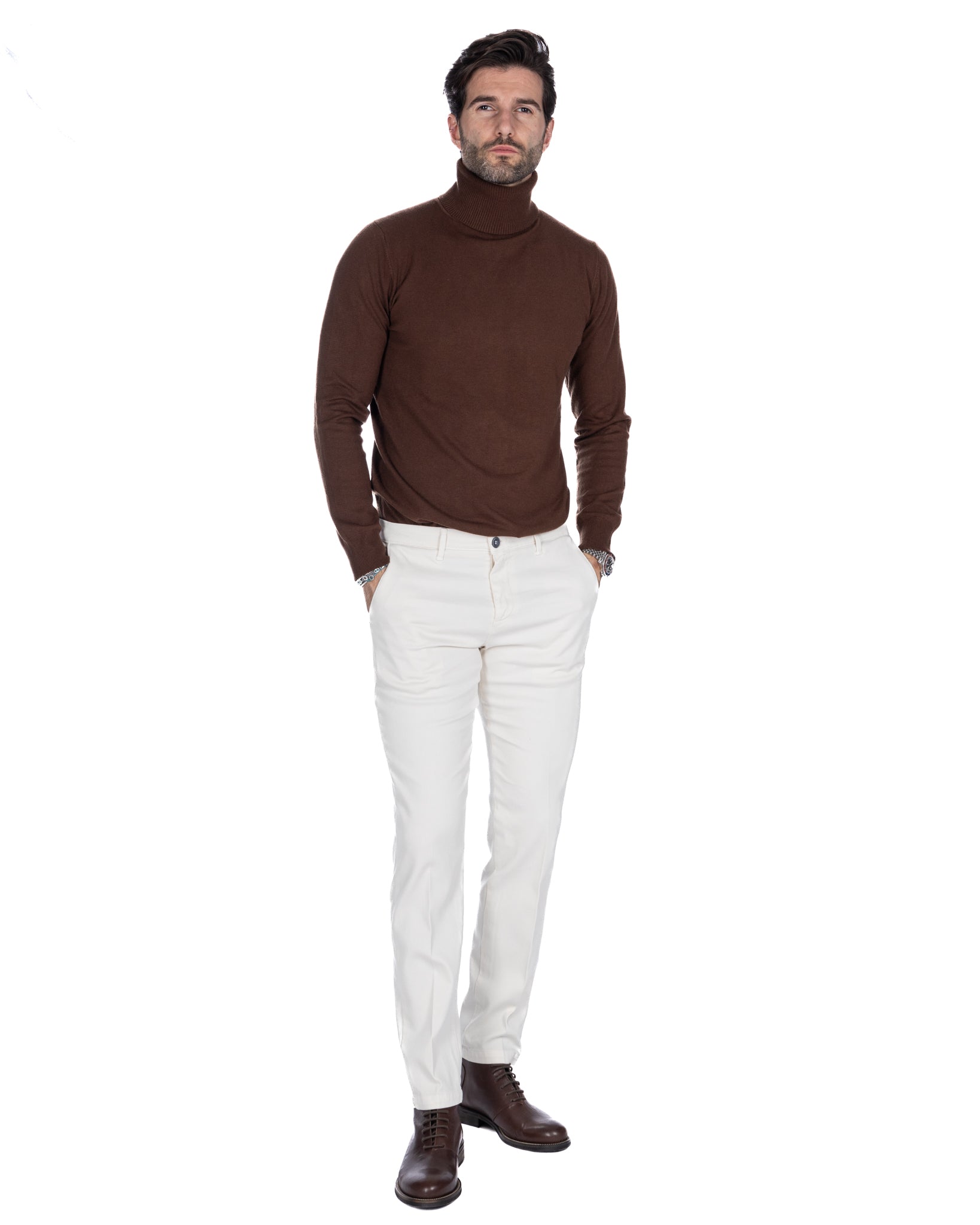 Jack - cream armored trousers