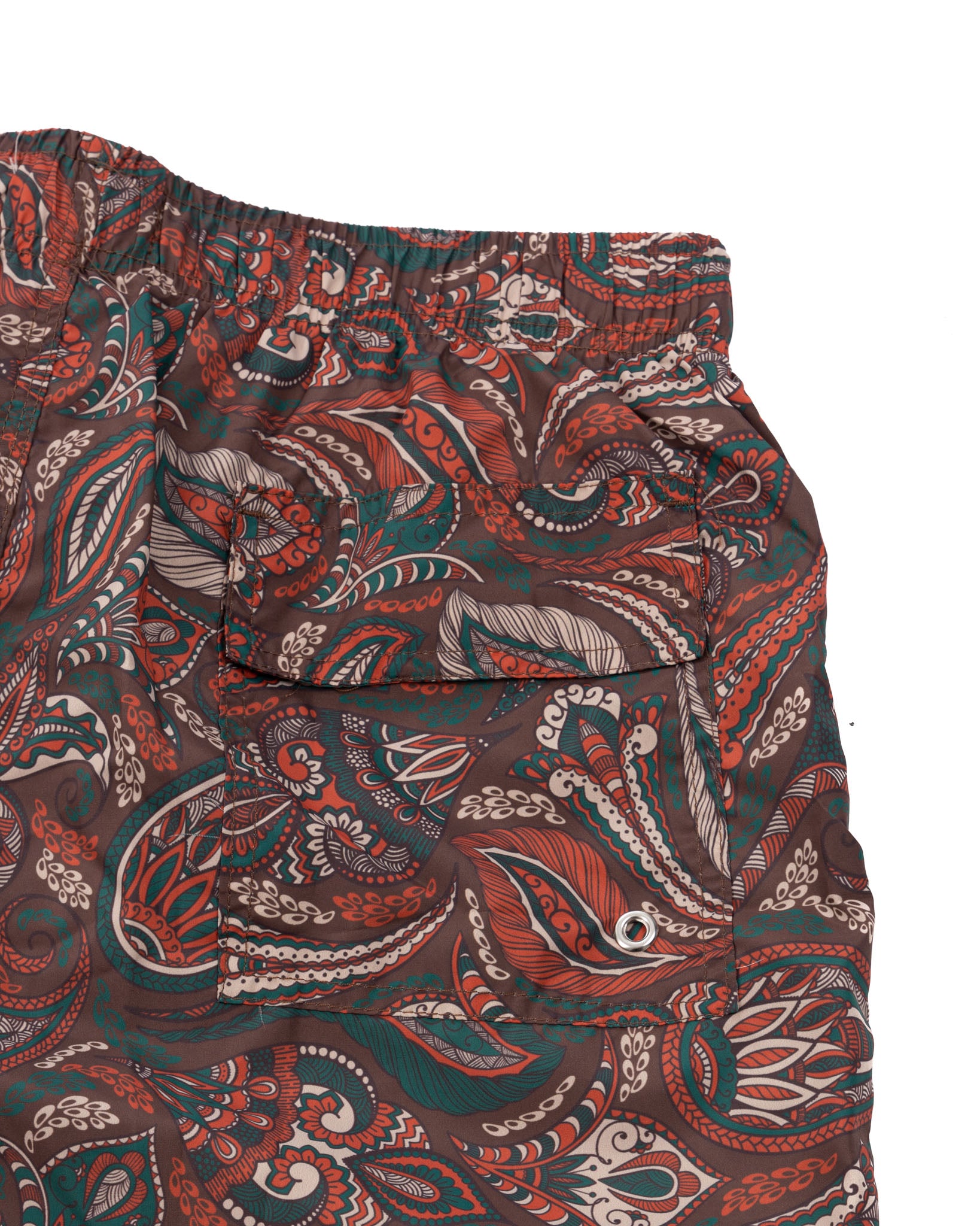 Paisley - orange patterned swimsuit