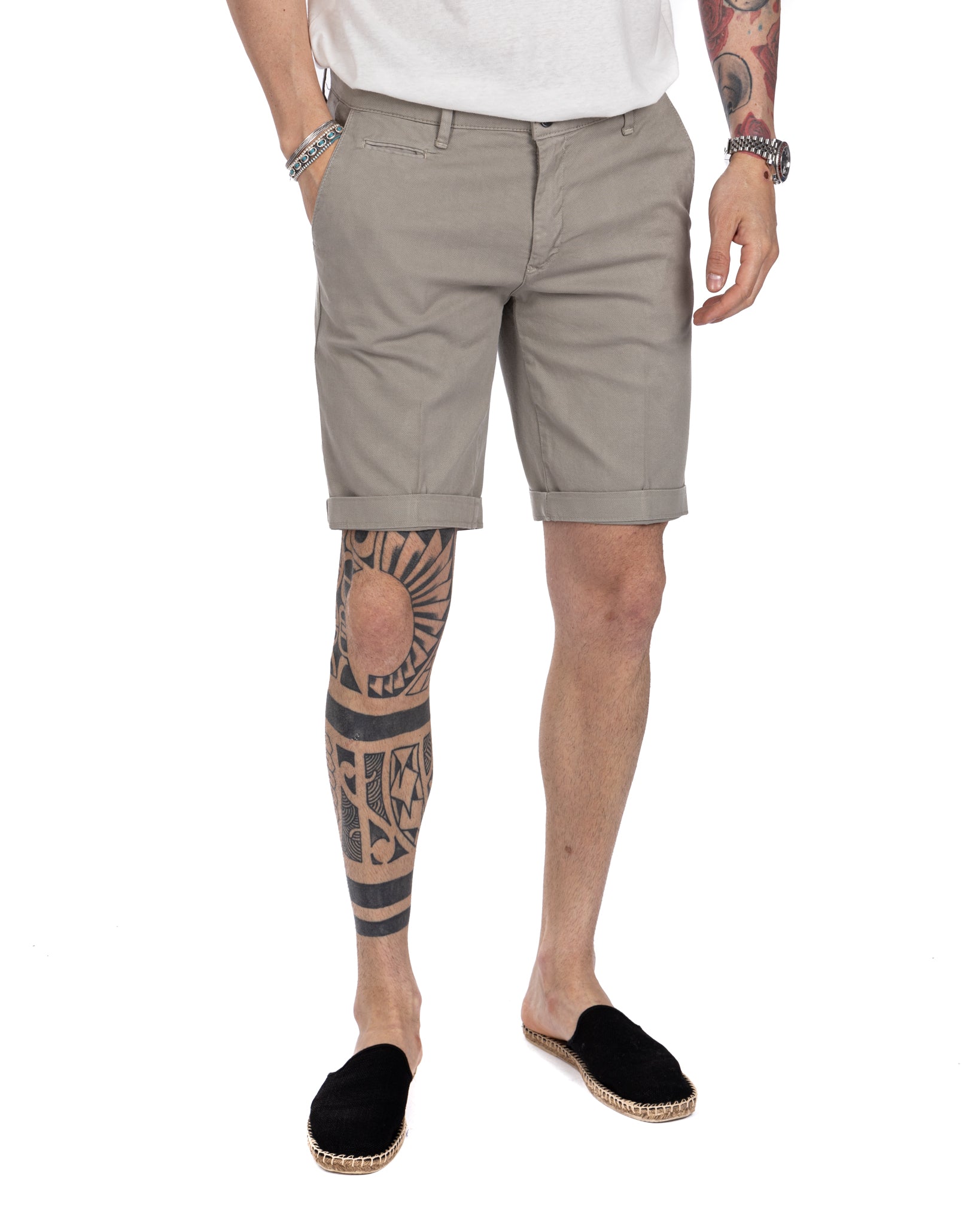 Mayreau - Bermuda shorts in woven cotton