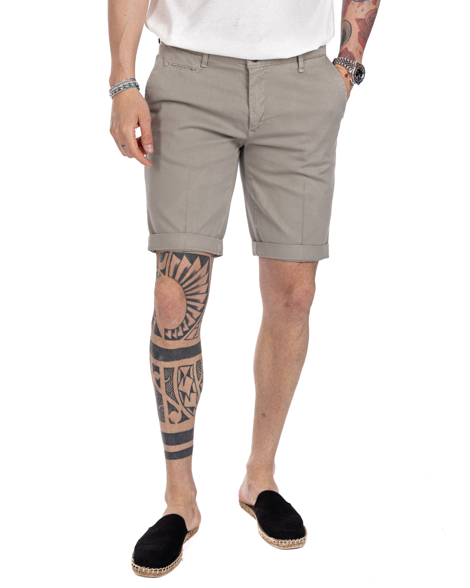 Mayreau - Bermuda shorts in woven cotton