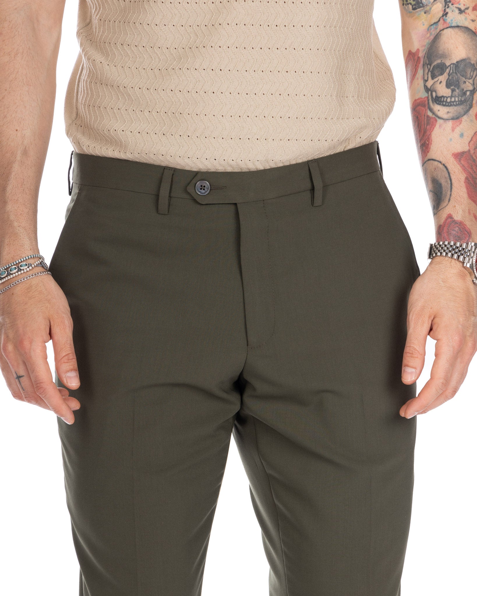 Brema - pantalone basic militare