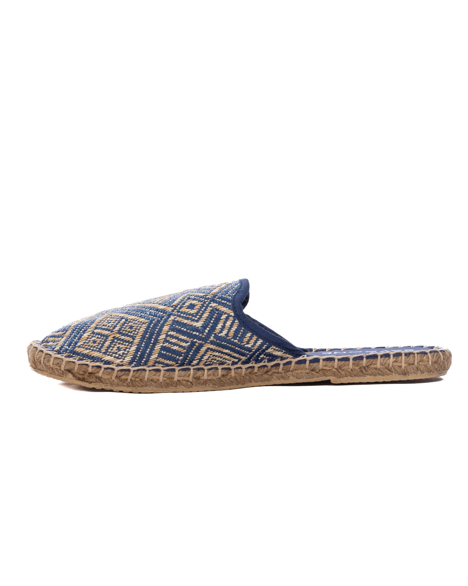 Portofino - mules espadrilles ethniques bleues