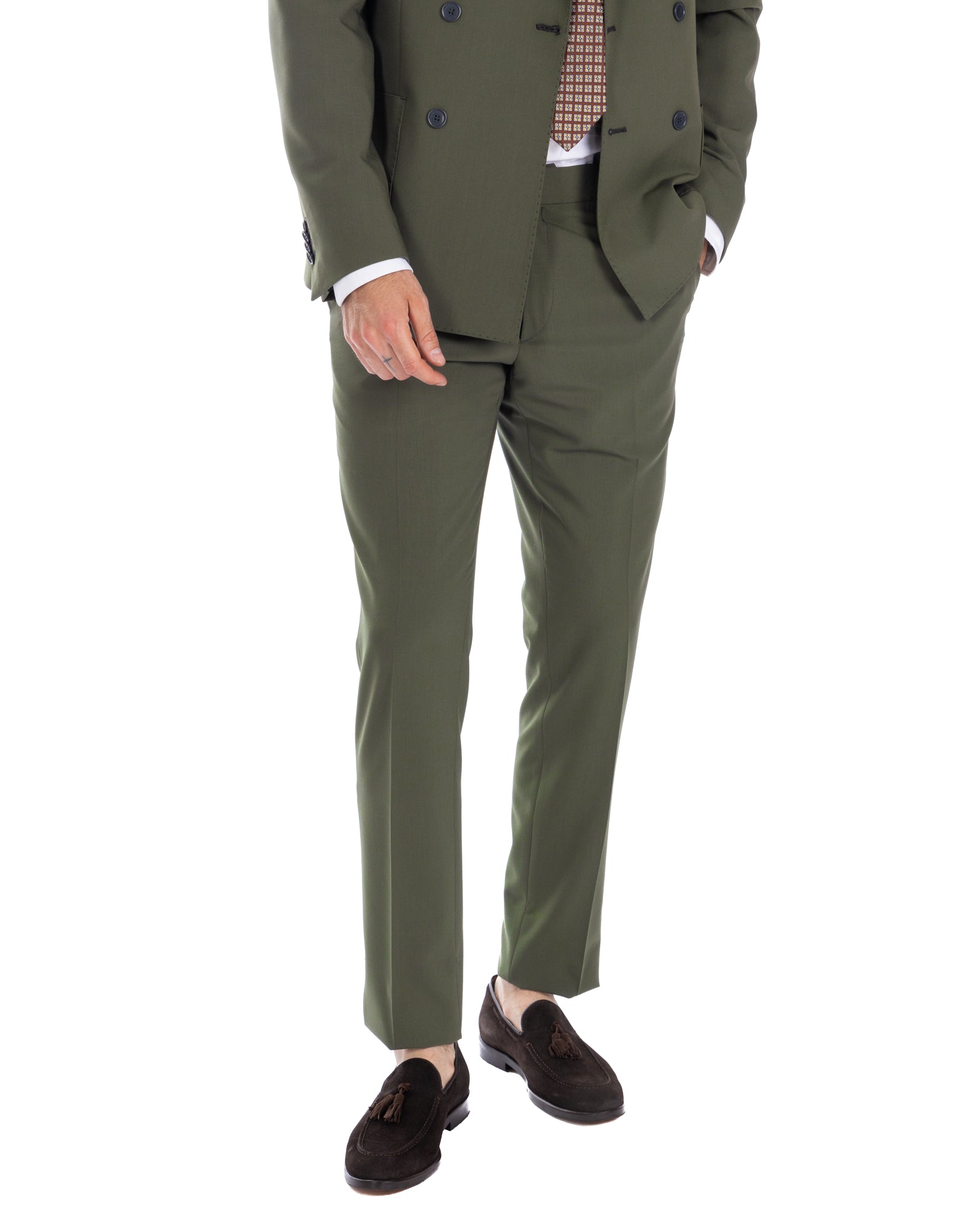 Monaco - military double-breasted suit