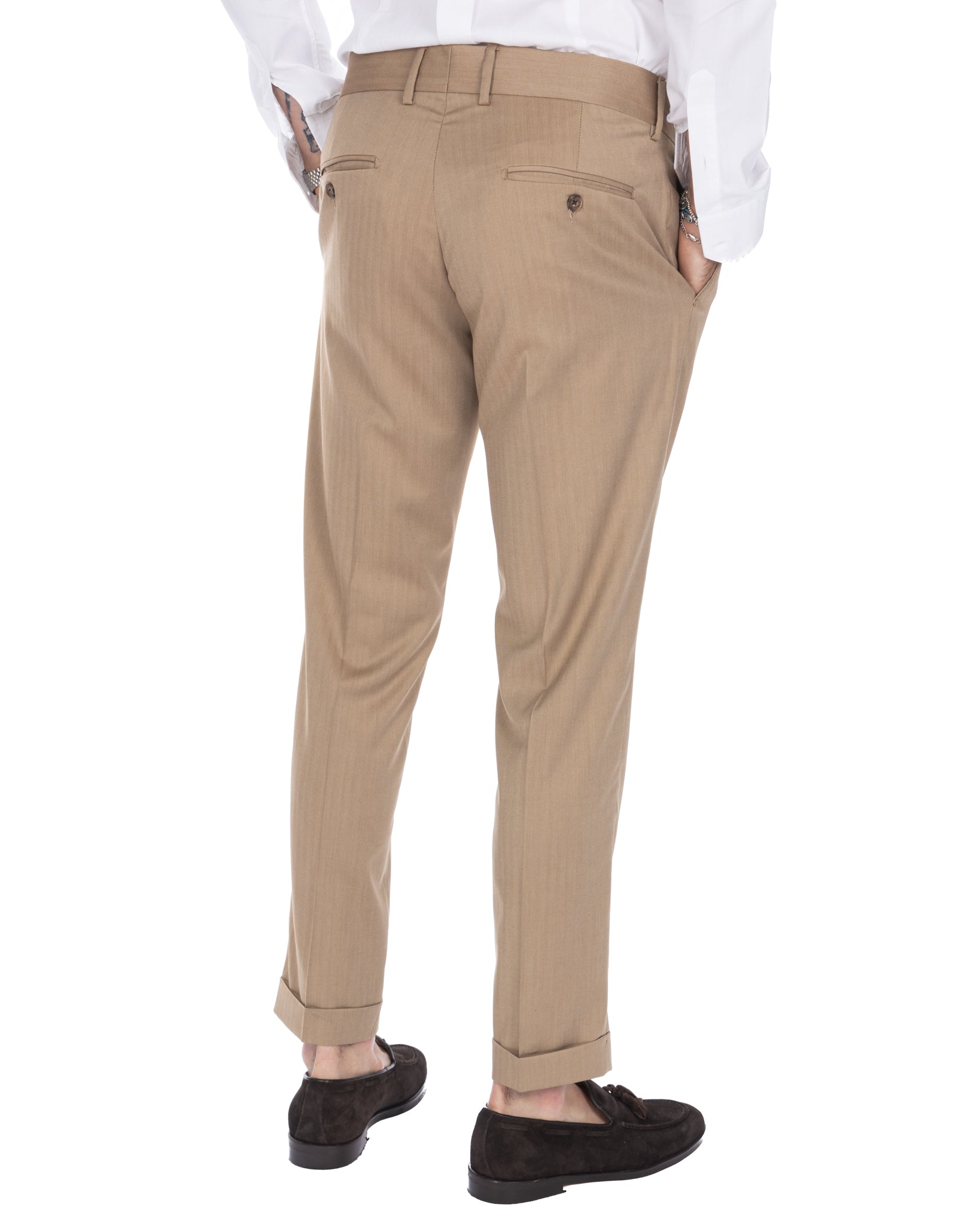 Colonia - pantalon taille haute solaro camel