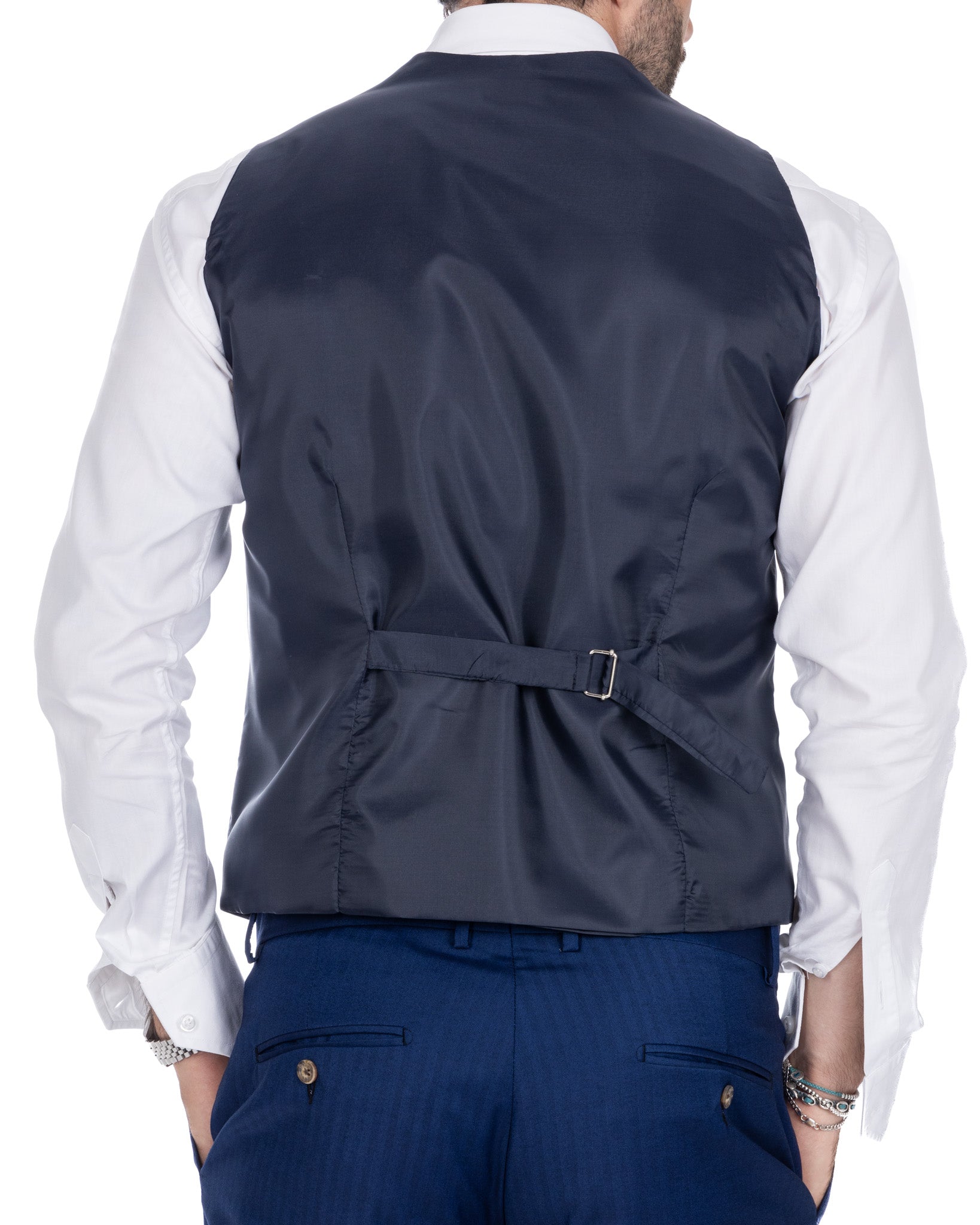 Lyon - gilet simple boutonnage solaro royal