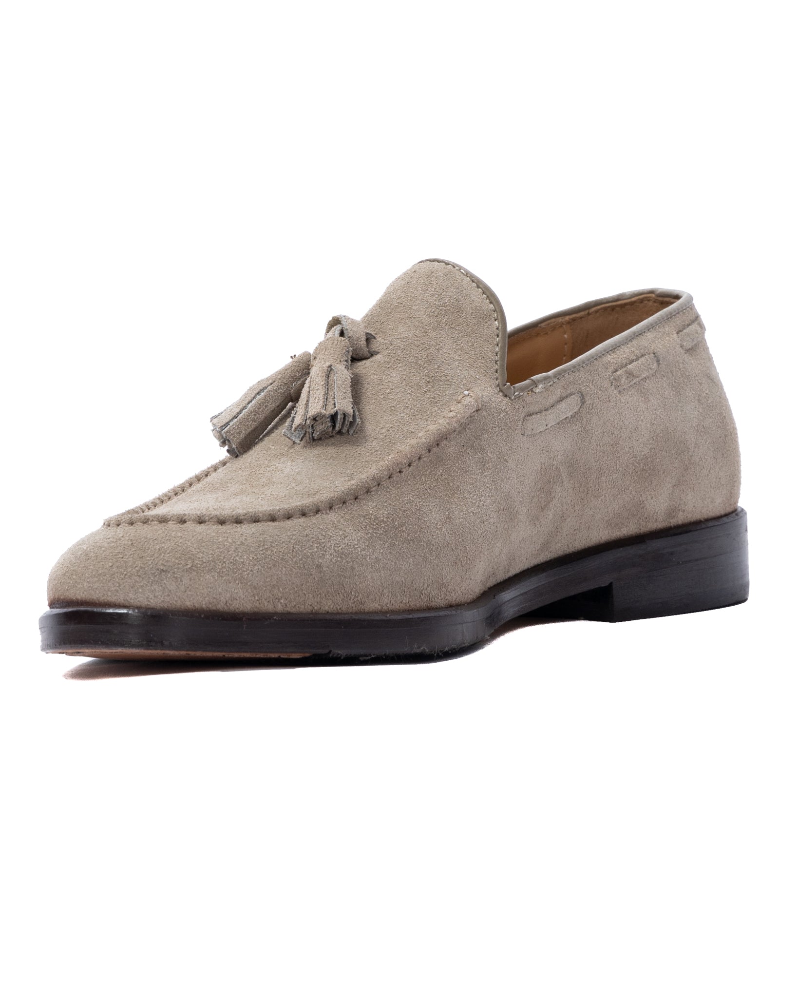 Caspar - mocassino scamosciato beige