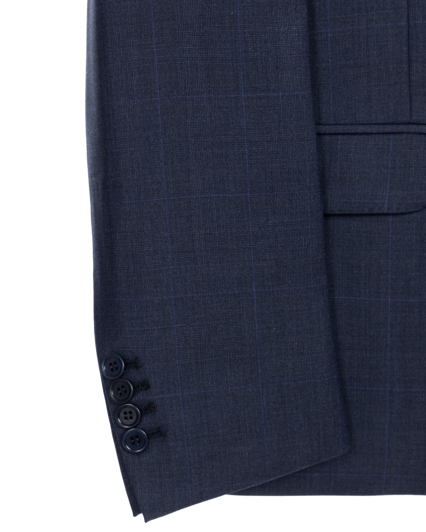 Single-breasted blue square suit - Reda