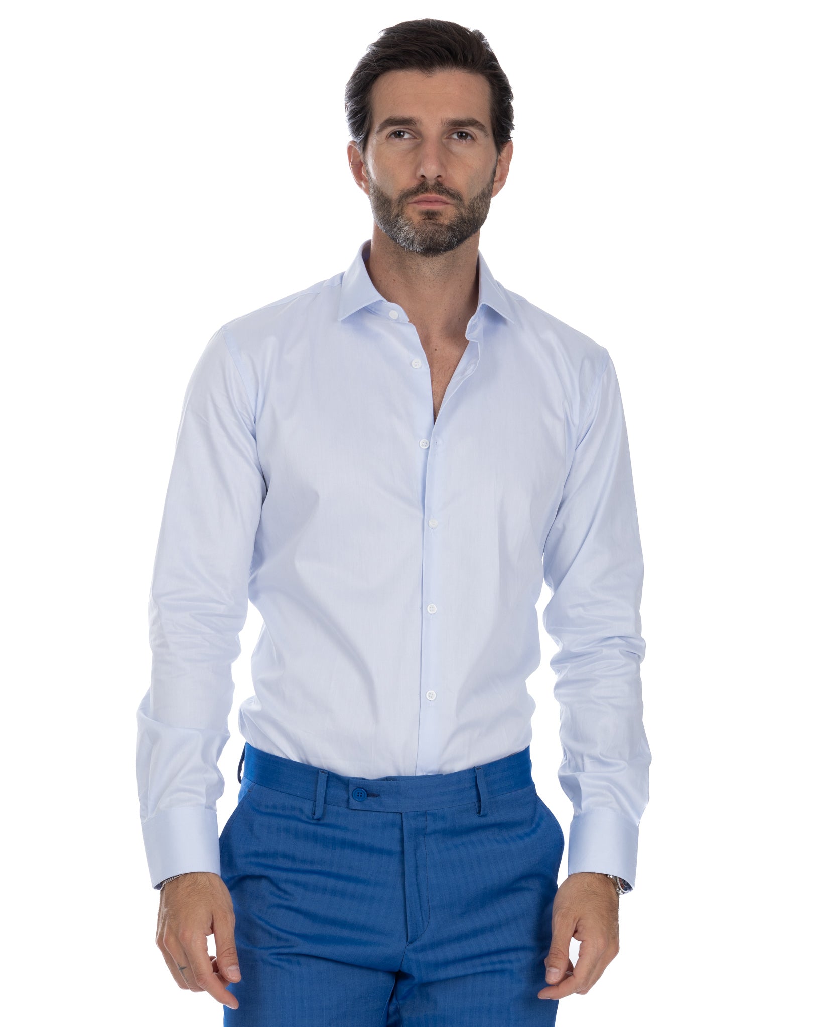 Chemise - light blue twill