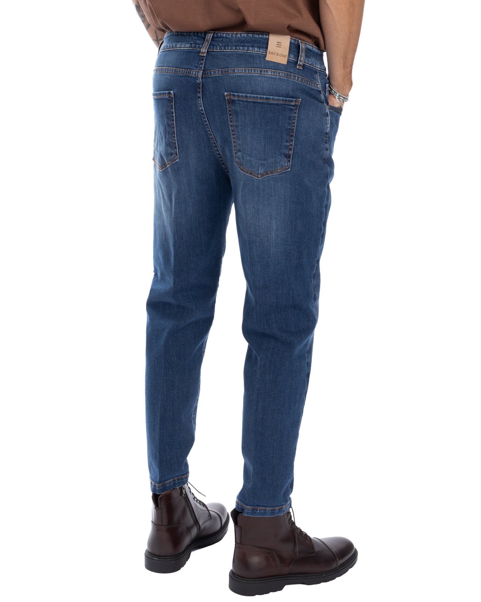 Carter - jeans basico blu