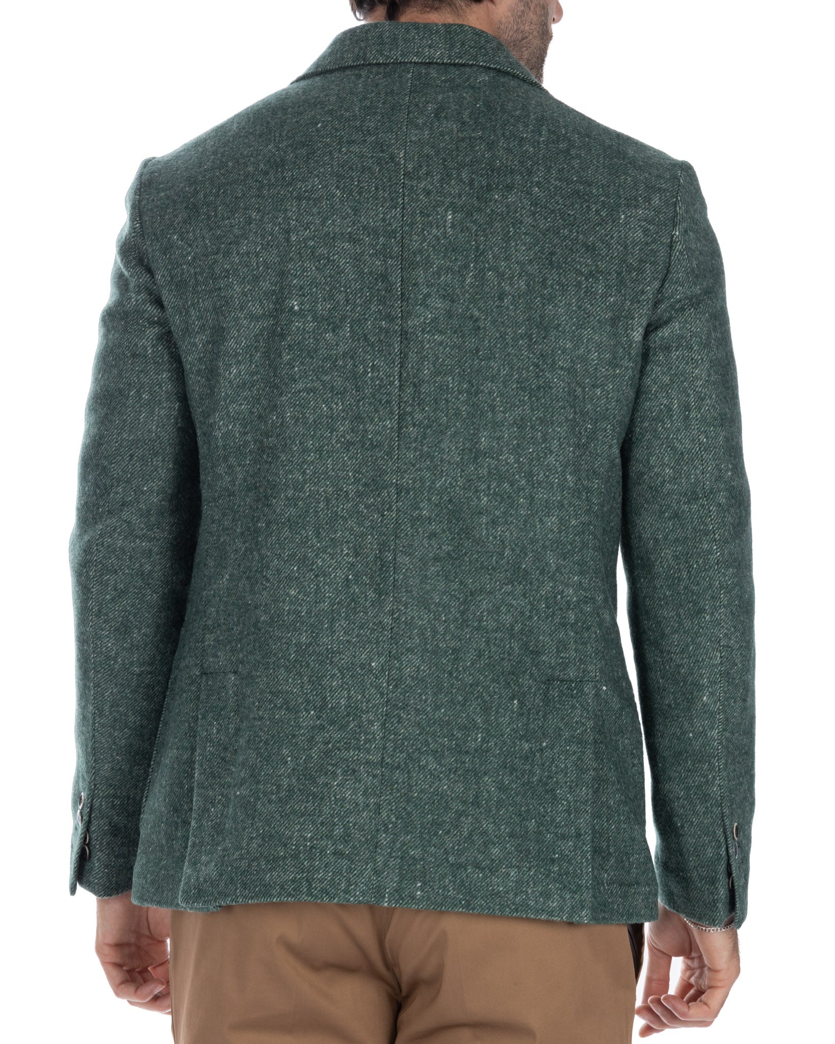 Remi - green single-breasted jacket