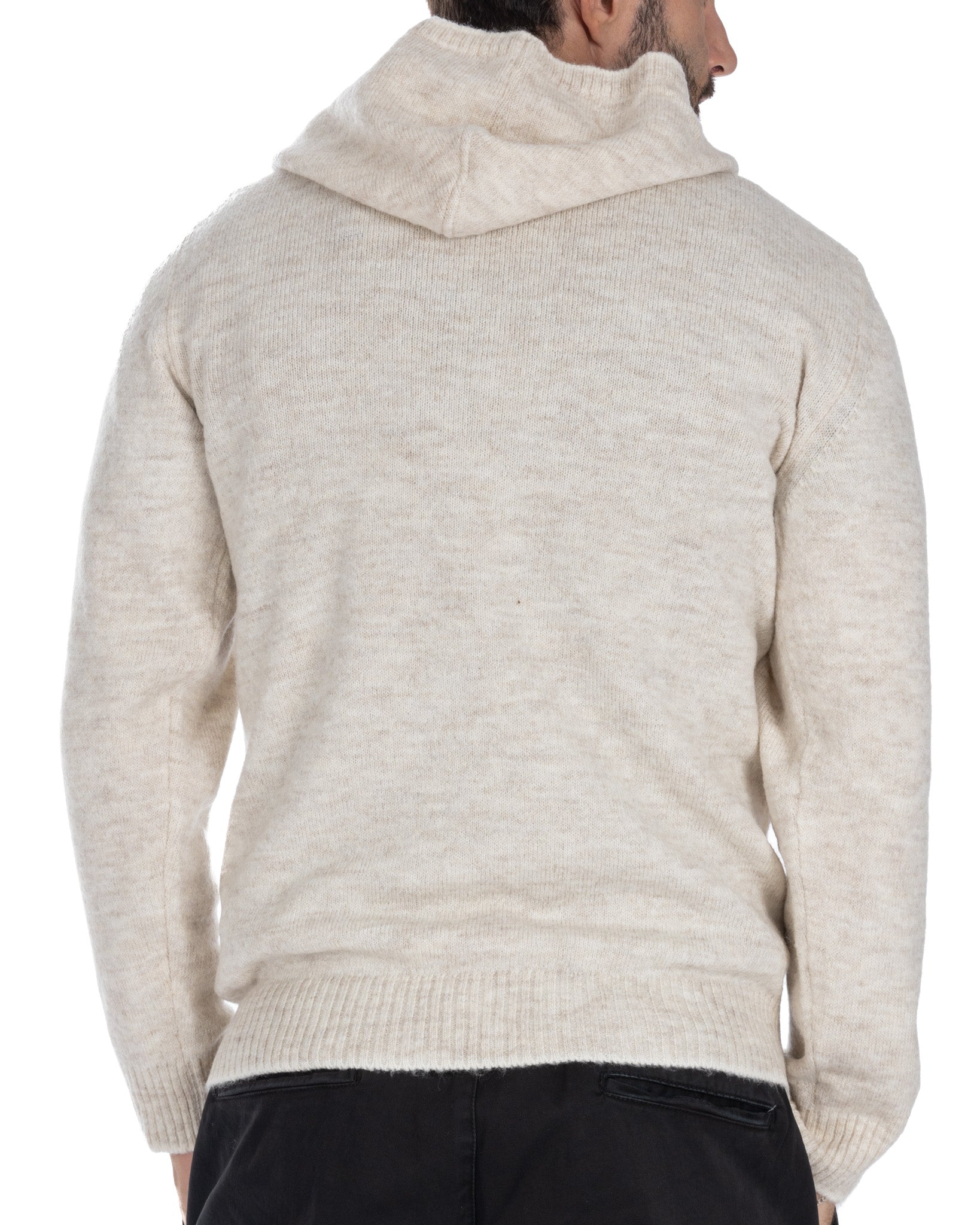 Lynn - beige hooded sweater