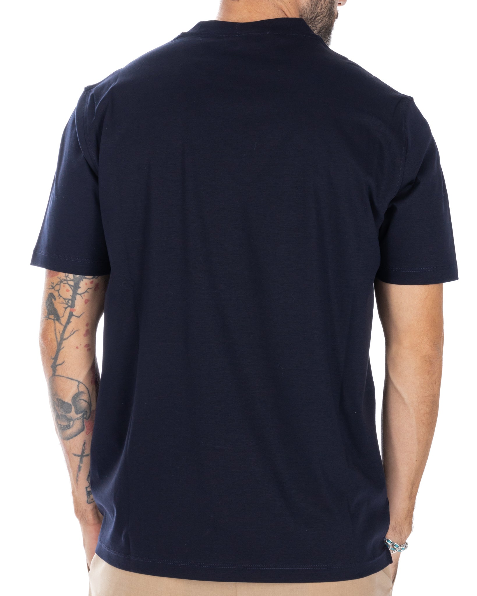 Delf - t-shirt en coton bleu