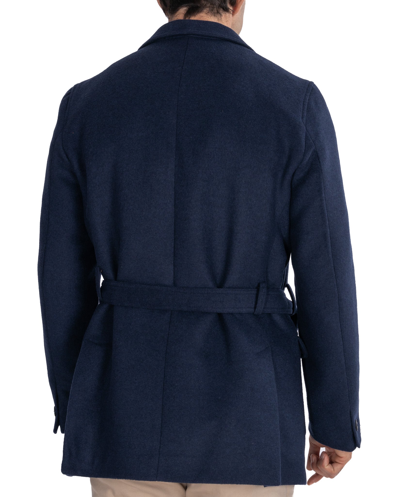 Ponente - blue wool safari jacket