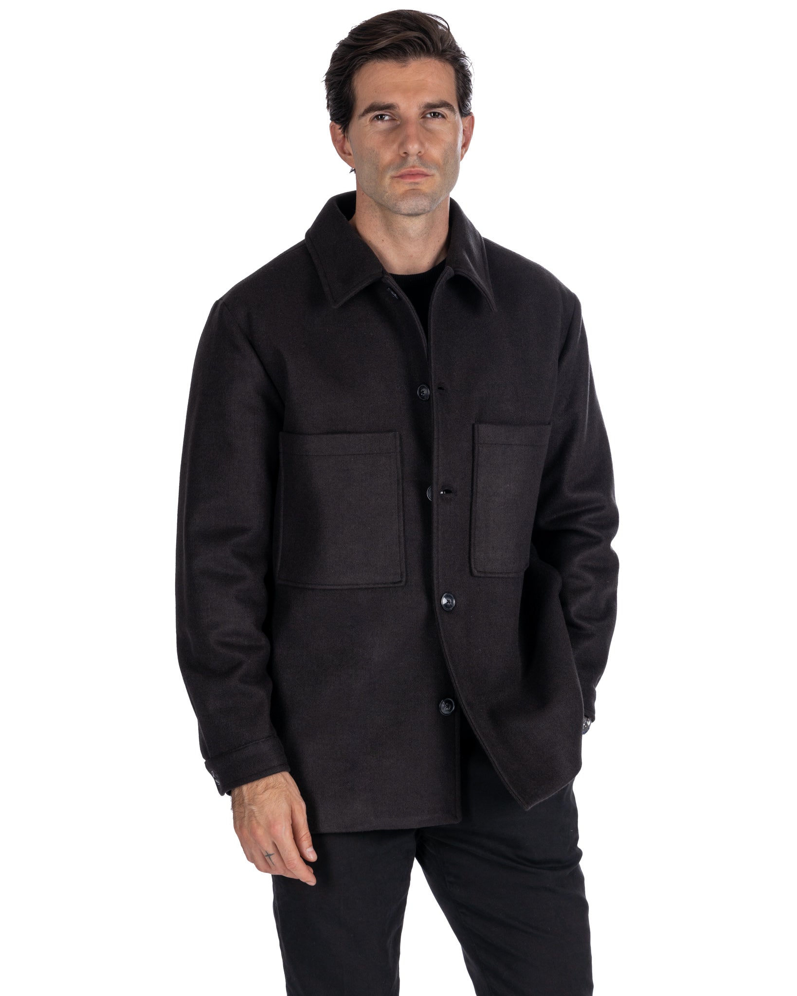 Gervais - casacca oversize nera