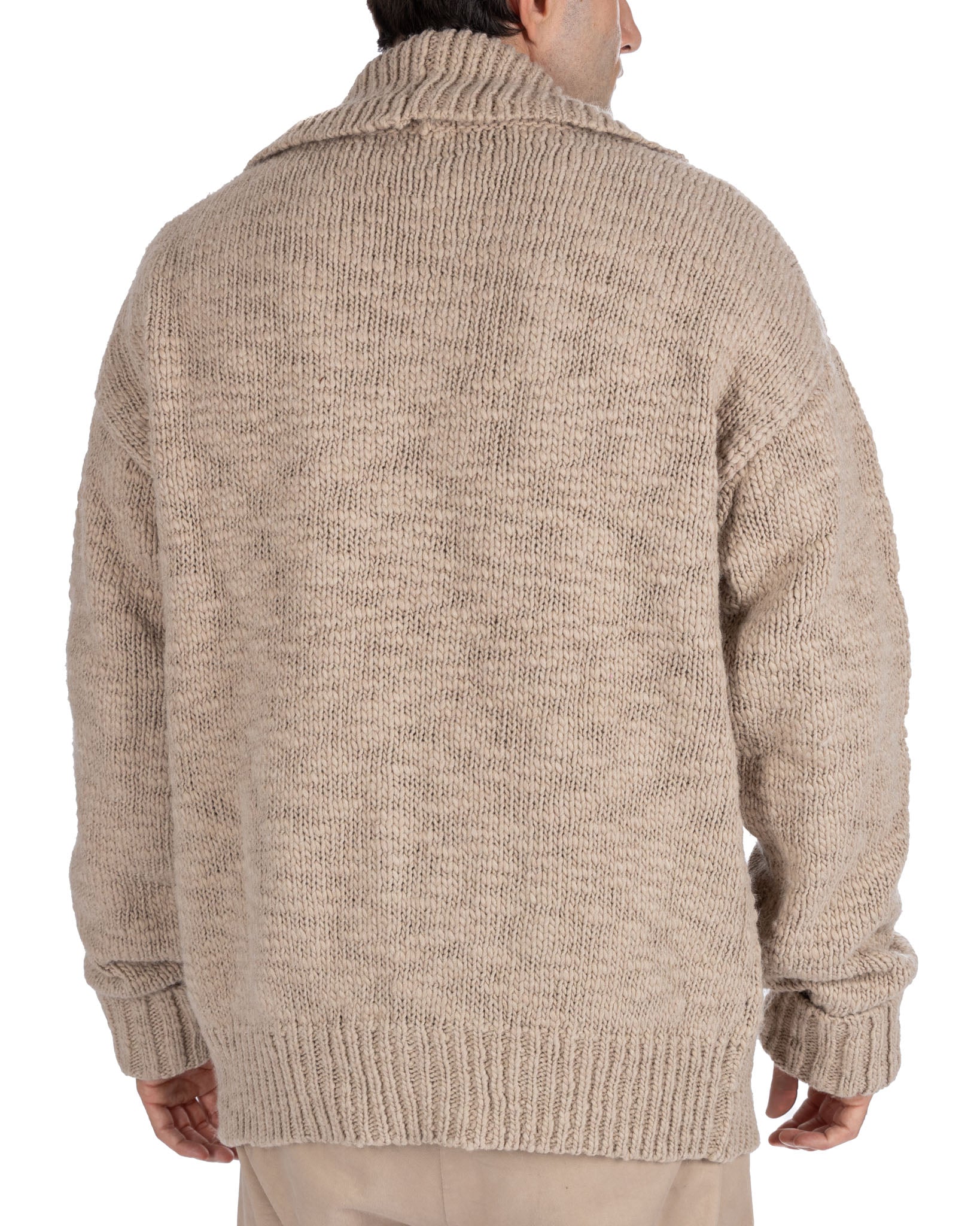 Ethan - cardigan oversize beige