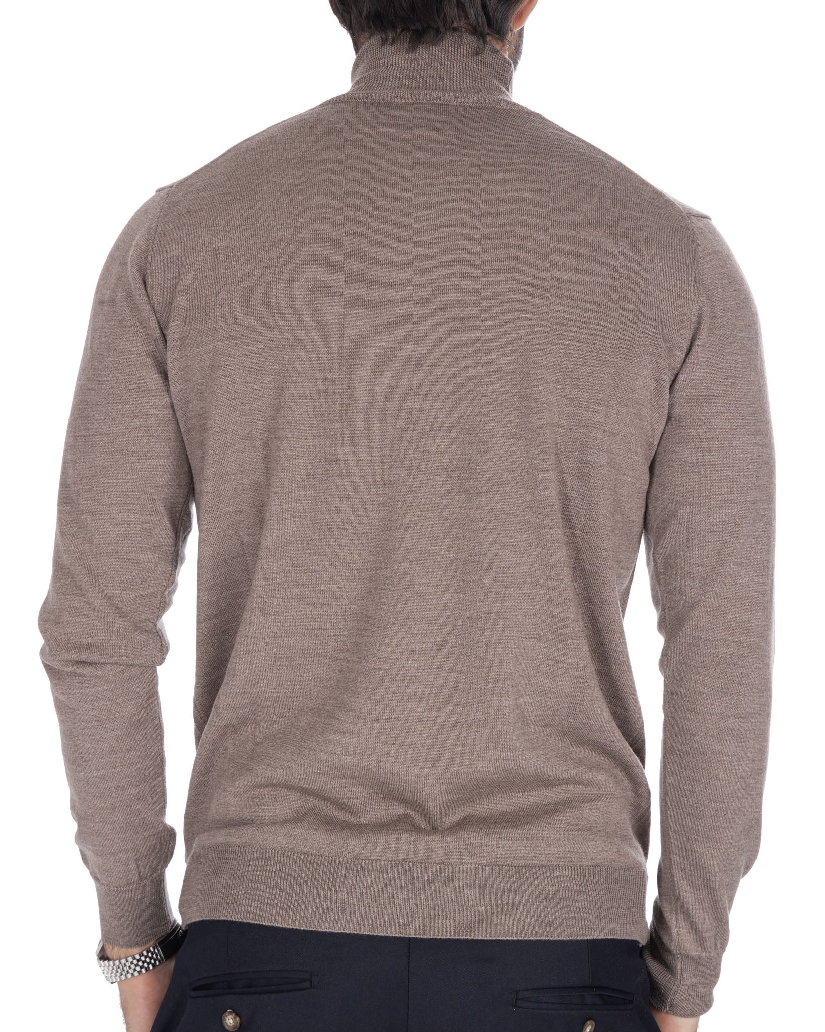 Vietri - beige merino wool turtleneck