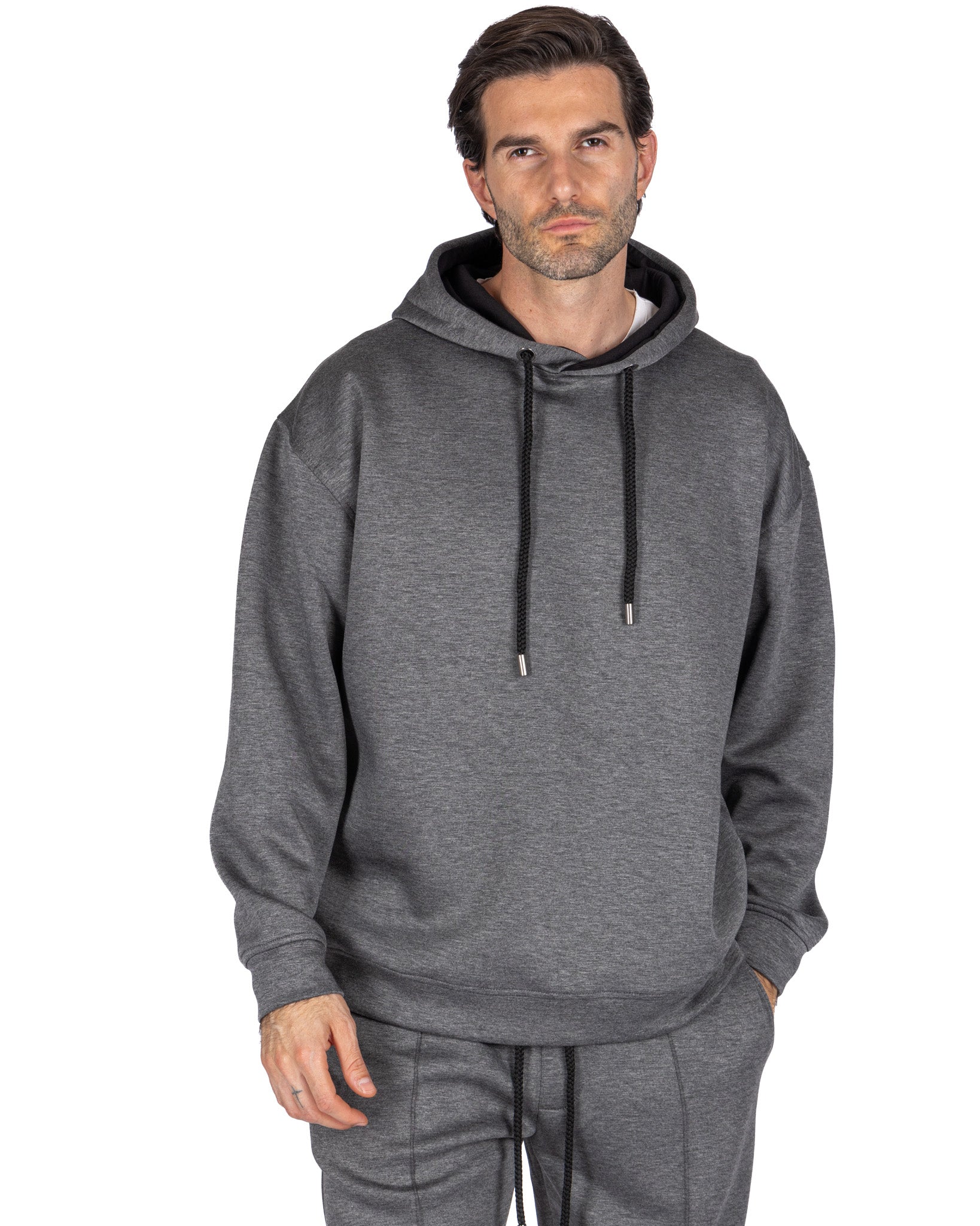 Bryan - grey hoodie