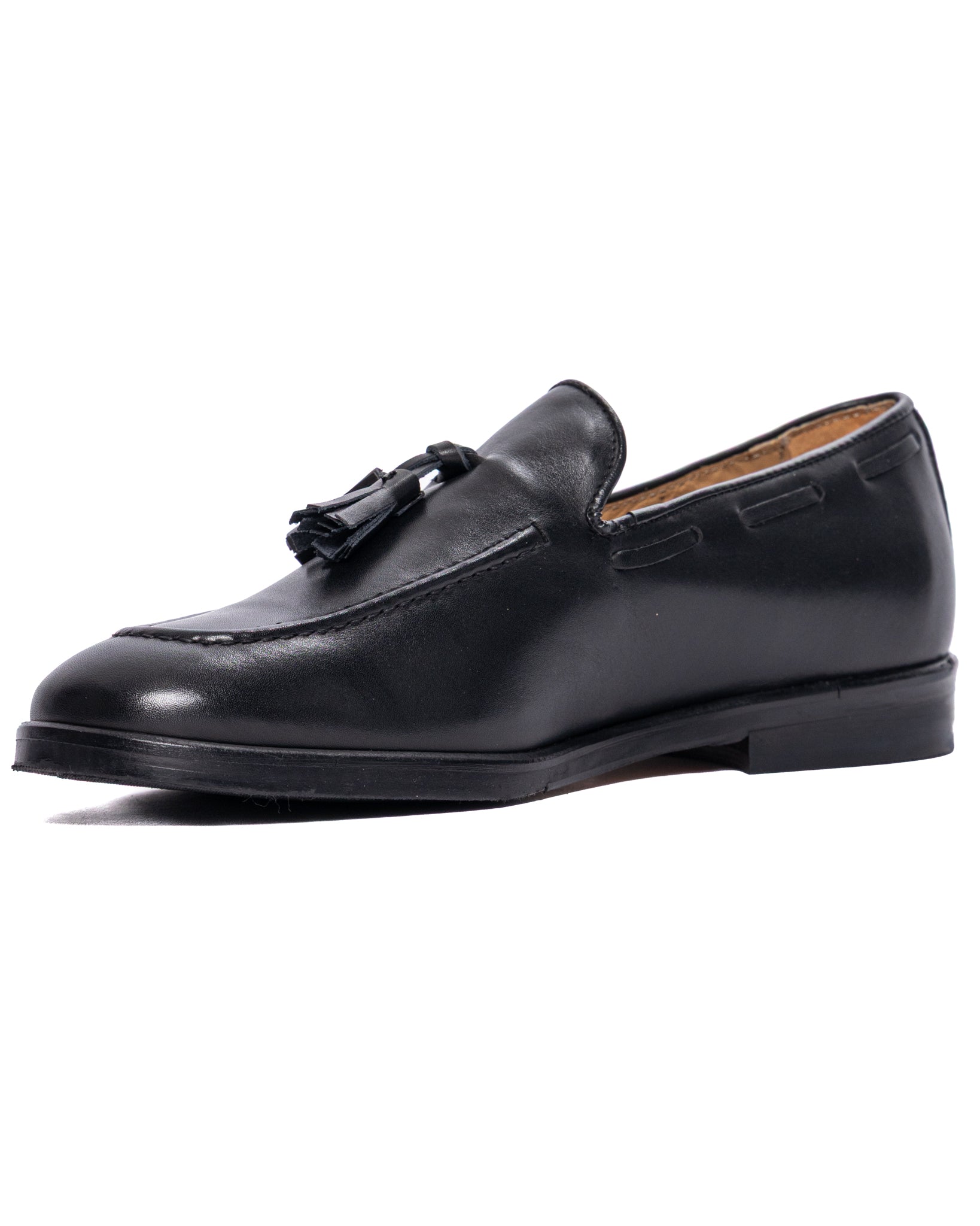 Jasper - black leather loafer