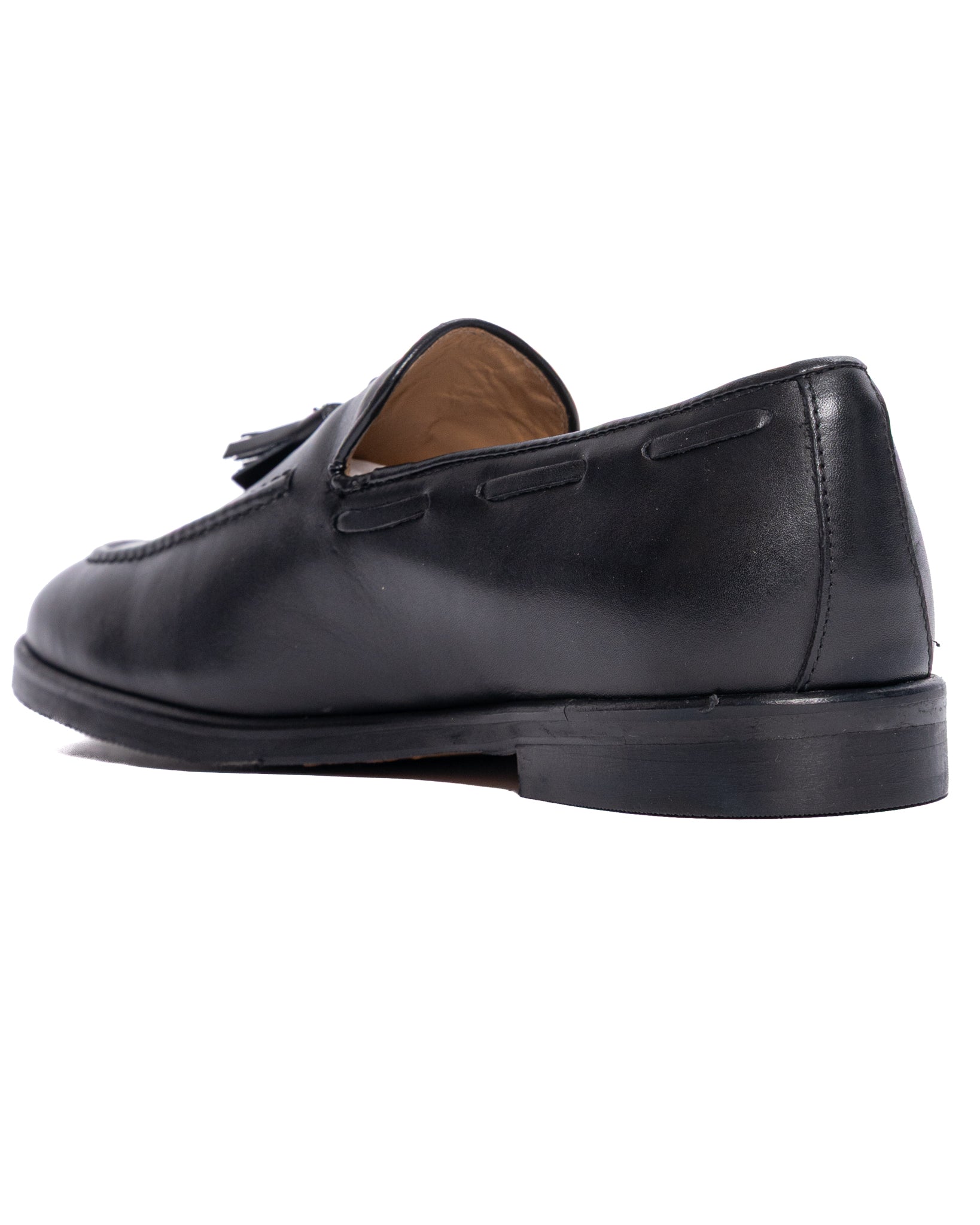 Jasper - black leather loafer