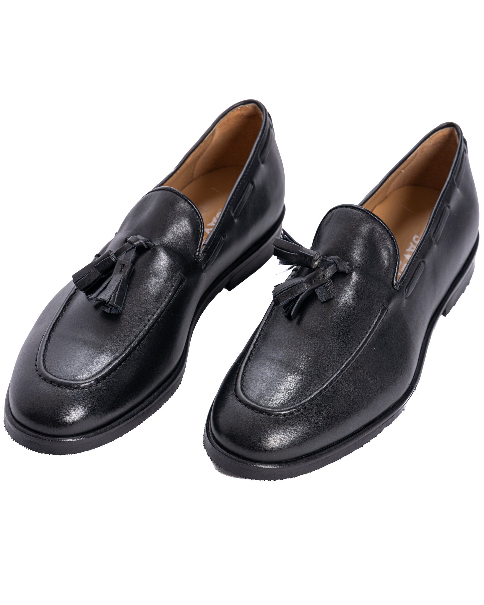 Jasper - black leather loafer