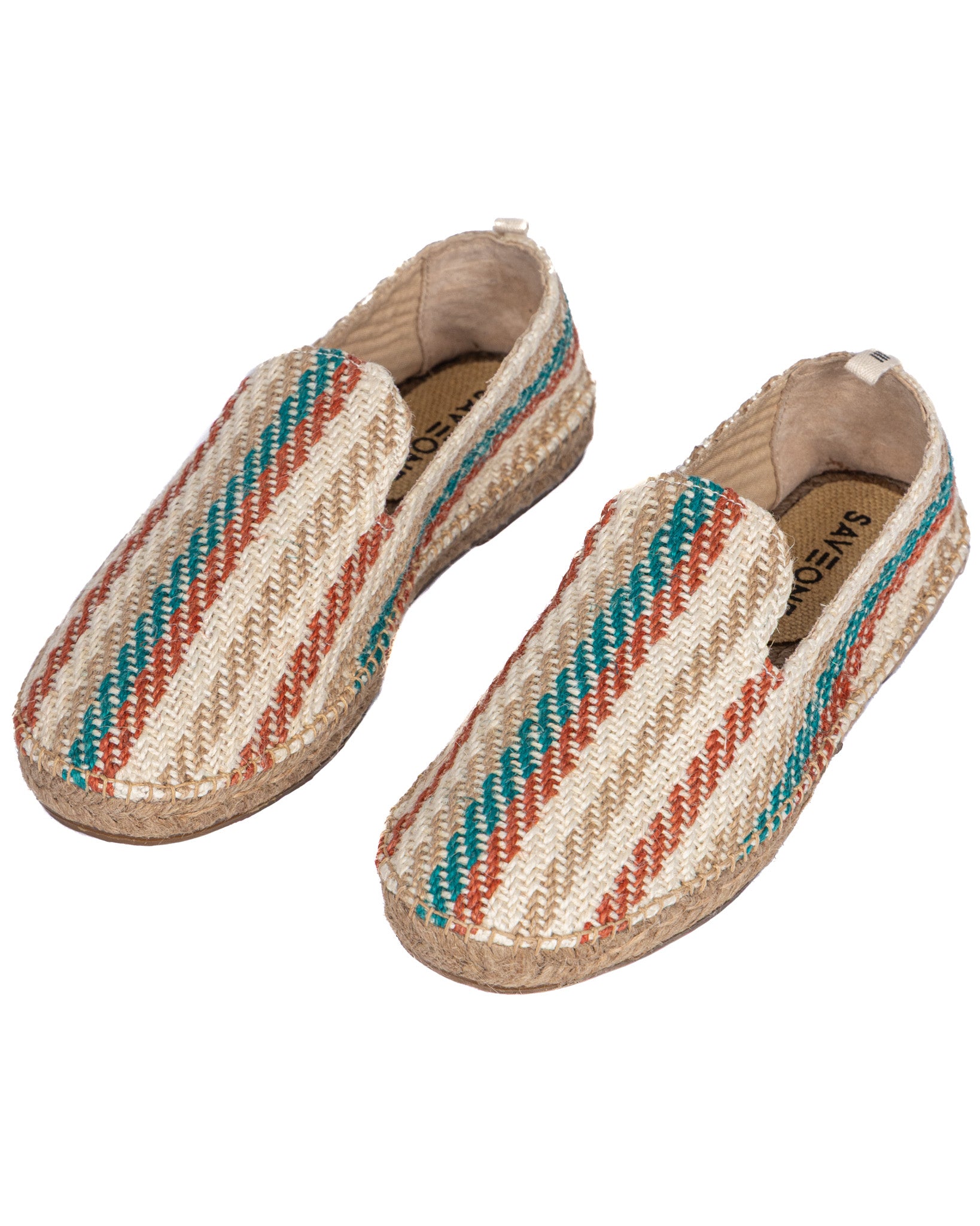 Scilla - espadrilles à rayures multicolores 